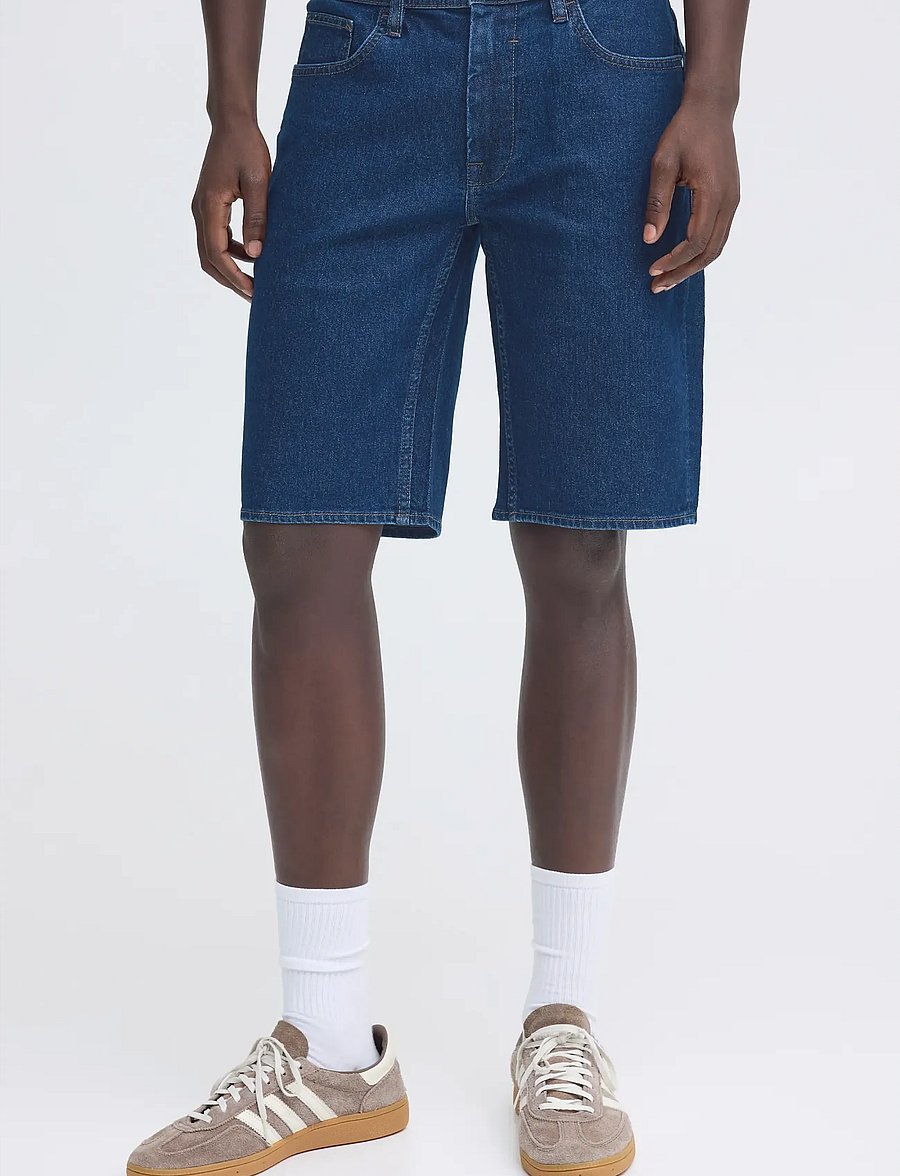 Blend - BHTWISTER SLM/REG DENIMSHORTS - jorts - denim dark blue - 5