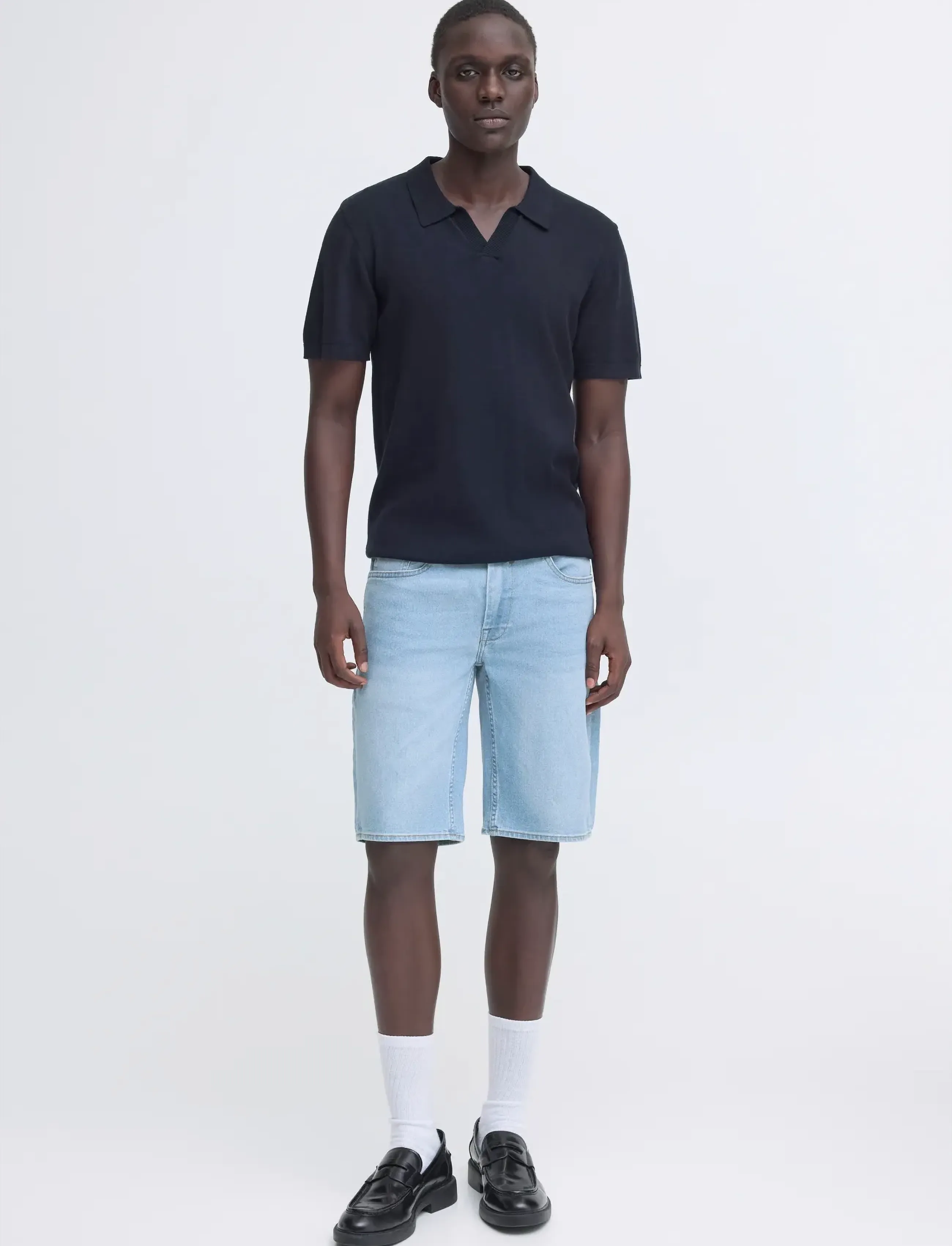 Blend BHTWISTER SLM/REG DENIMSHORTS - Denim-tyylit - DENIM LIGHT BLUE / blue