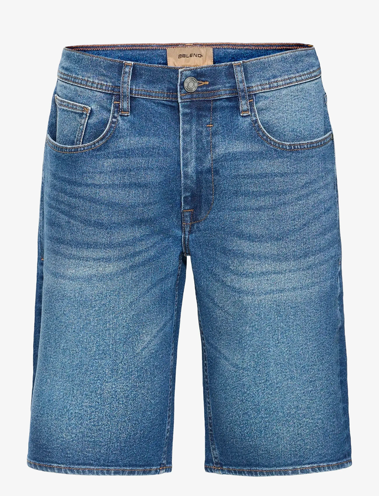 Blend - BHTWISTER SLM/REG DENIMSHORTS - jeans shorts - denim middle blue - 1