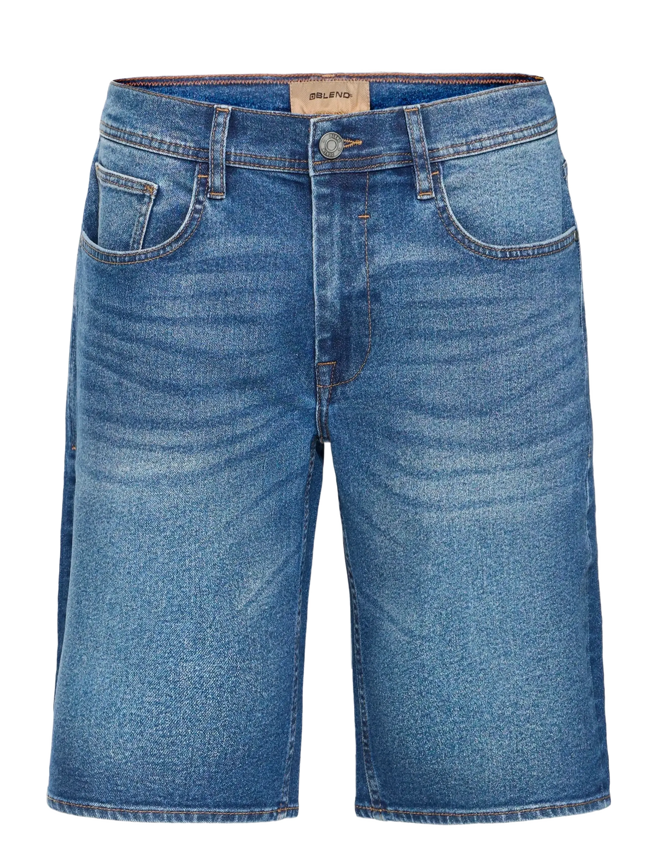 Blend BHTWISTER SLM/REG DENIMSHORTS - Lühikesed püksid - DENIM MIDDLE BLUE / blue