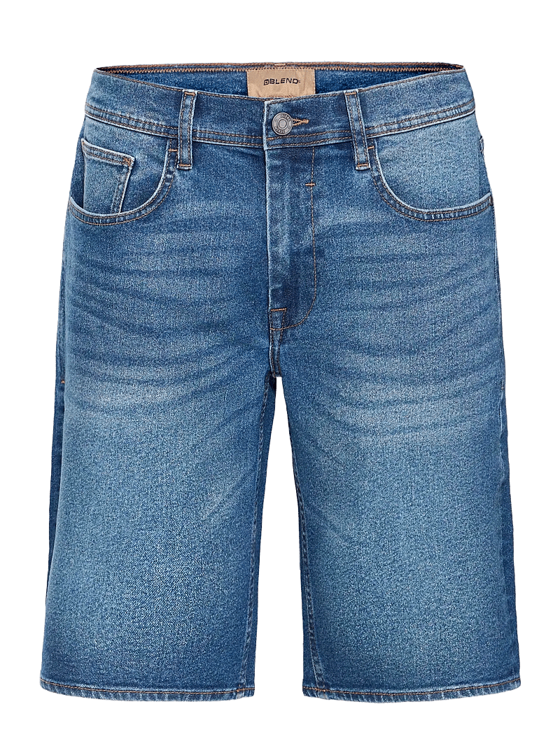 Blend - BHTWISTER SLM/REG DENIMSHORTS - jeans shorts - denim middle blue - 1