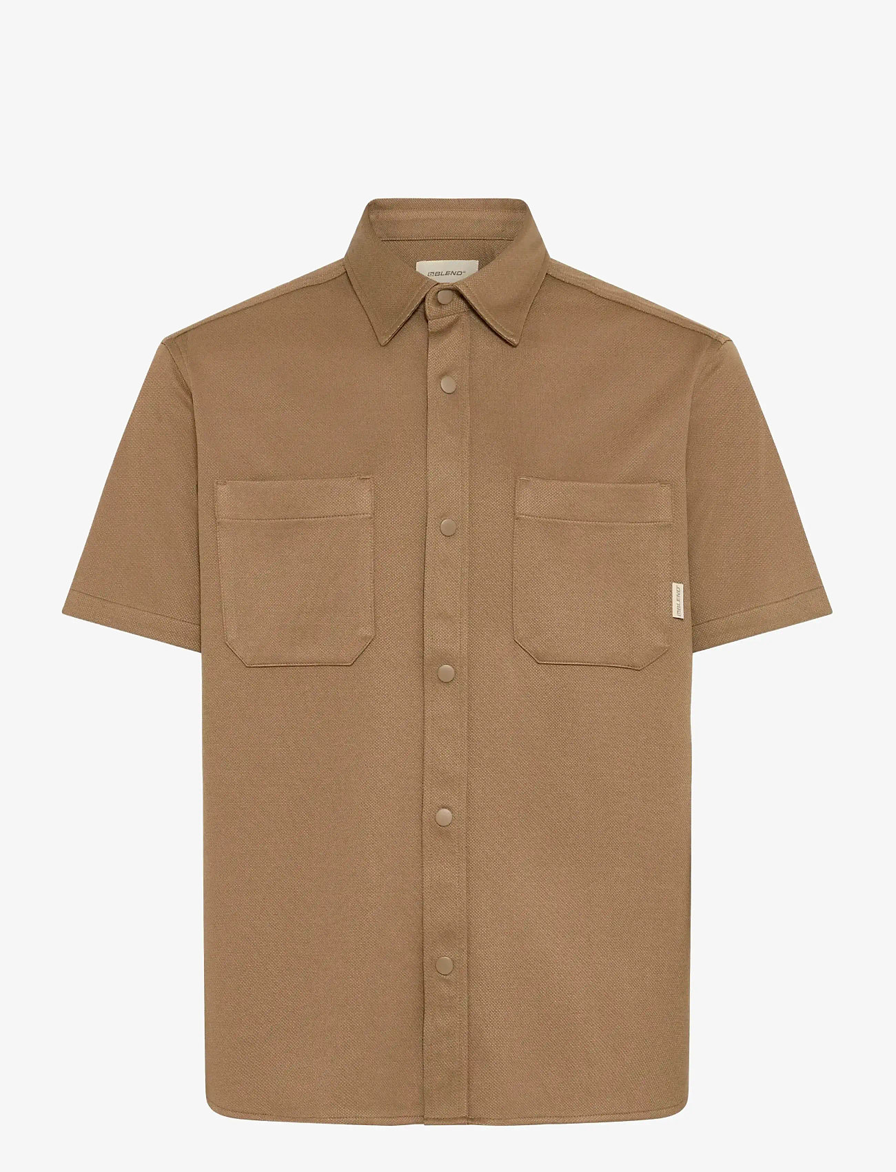 Blend - BHADRIAN SS SHIRT - kortærmede skjorter - otter - 1