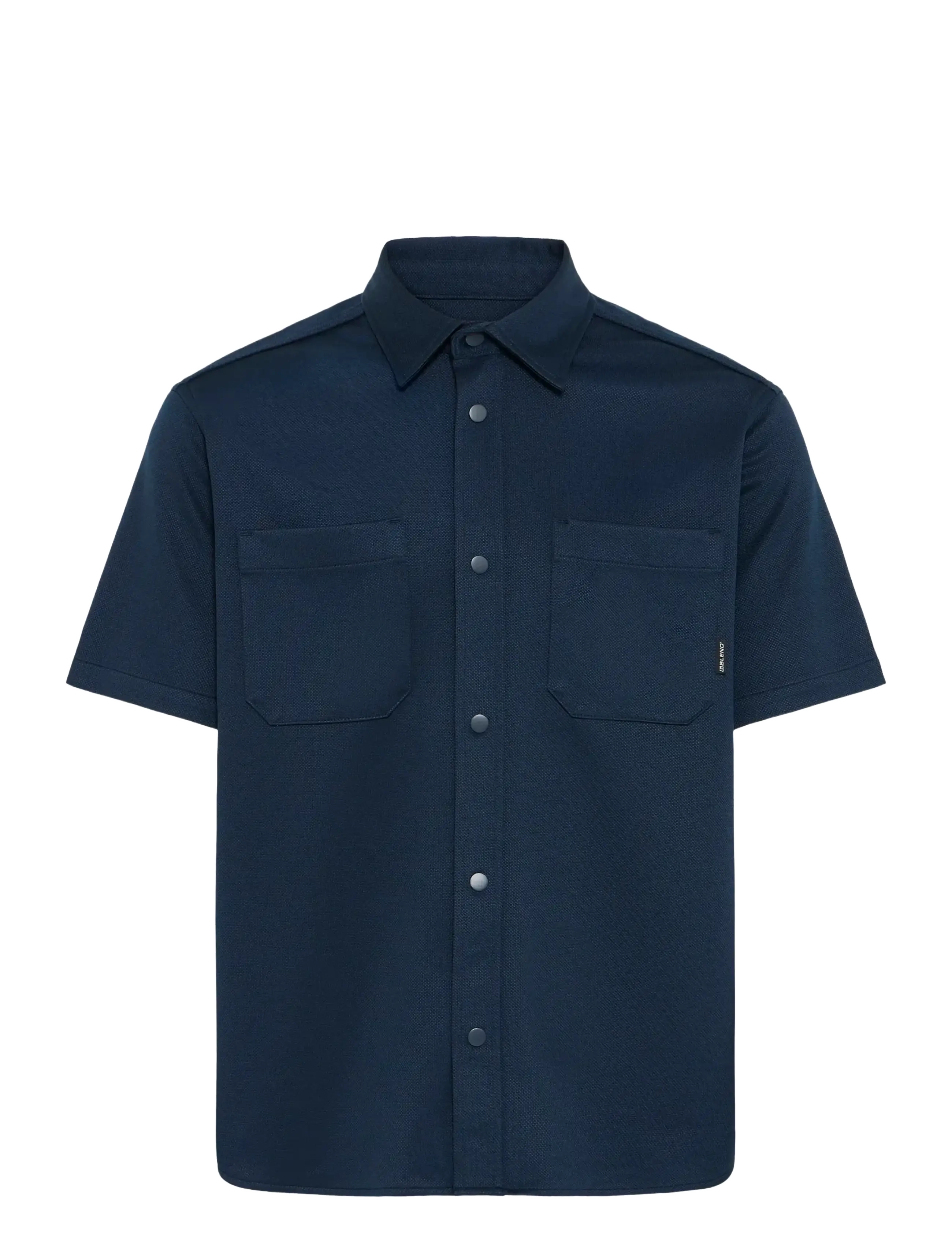 BLEND Bhadrian Ss Shirt Navy - S - Herren