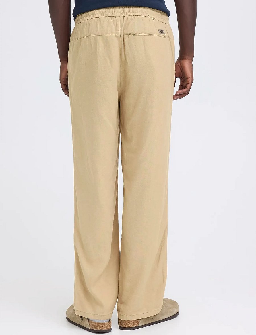 Blend - BHMALVIN LINEN EASY P - leinenhosen - cornstalk - 3