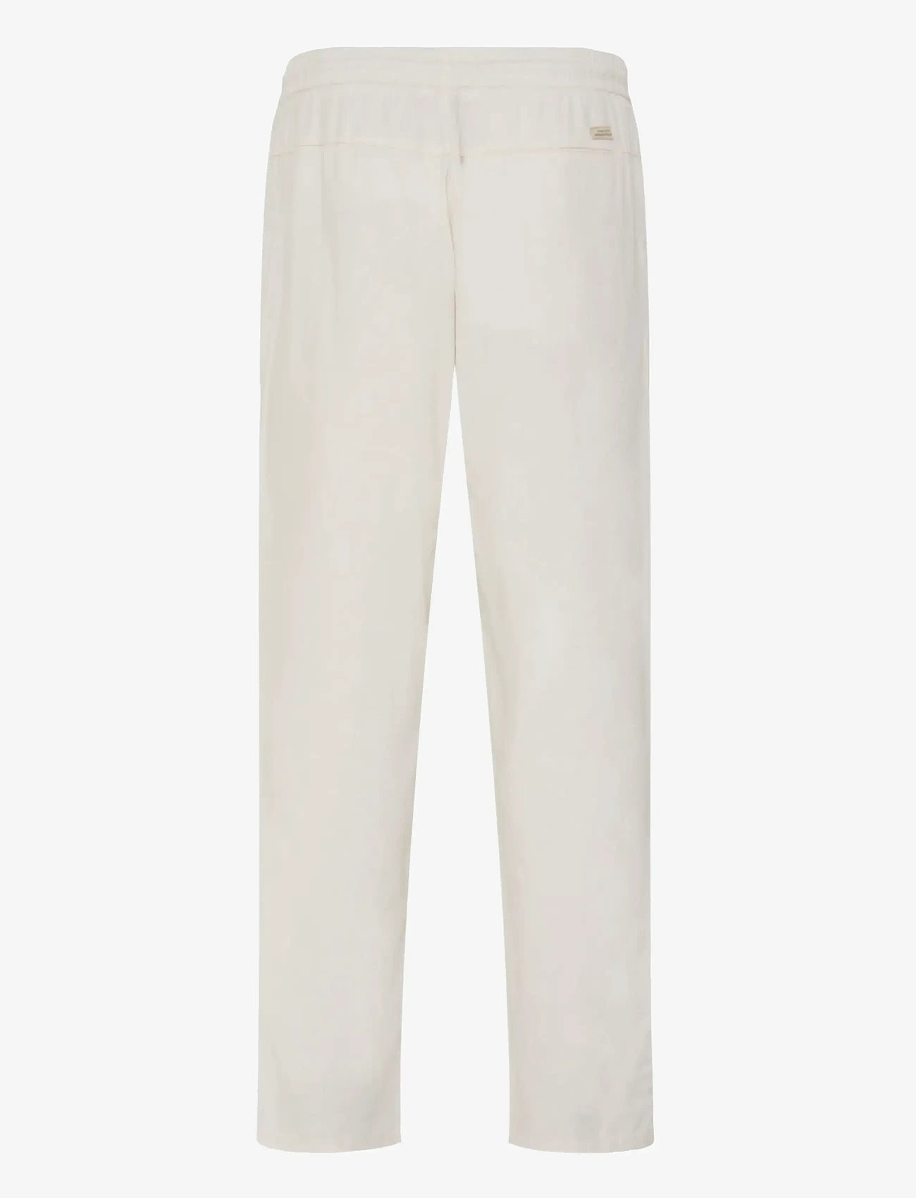 Blend - BHMALVIN LINEN EASY P - hørbukser - snow white - 2