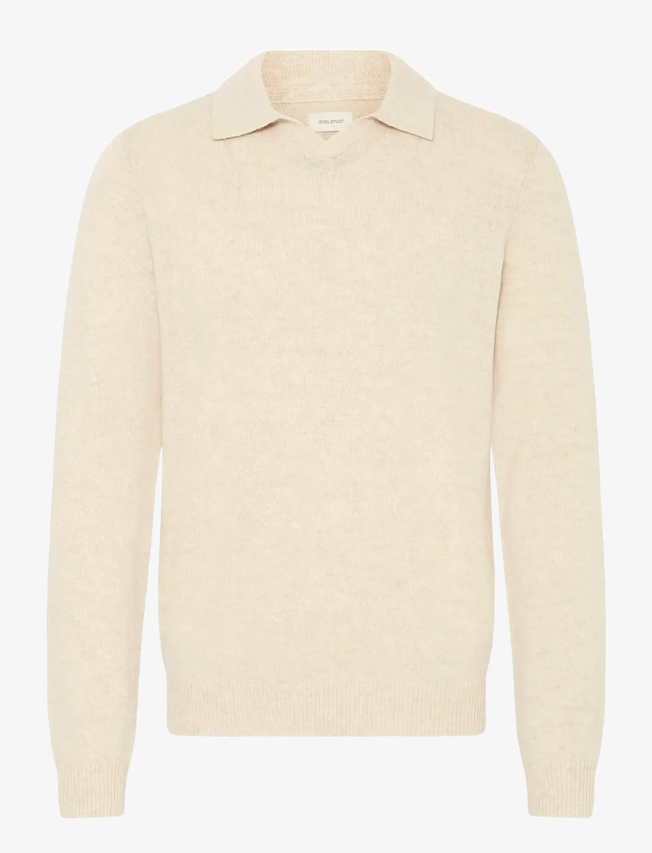 Blend - BHBRANKO POLO SPLITN. - herbstliche kleidung - crockery melange - 0