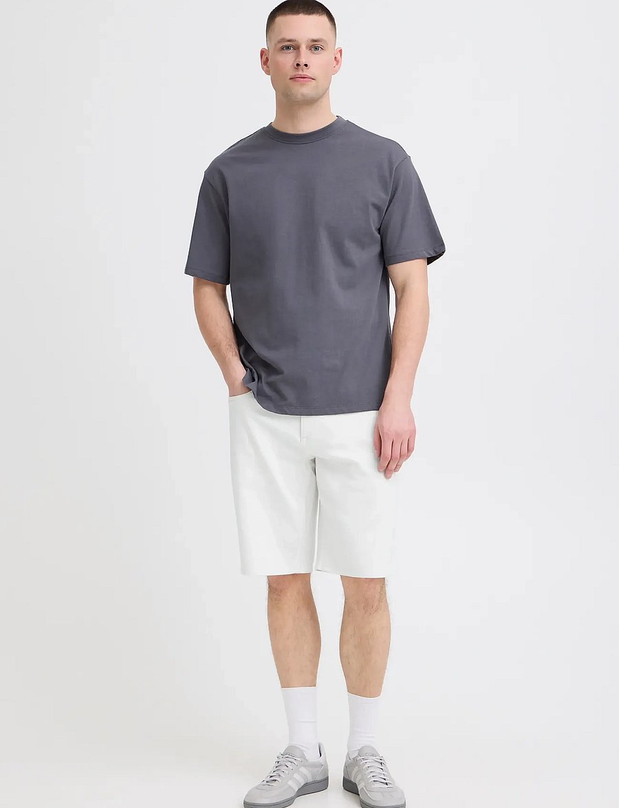 Blend - BHBLIZZARD_DENIMSHORTS_JOGG - lühikesed vabaajapüksid - snow white - 0