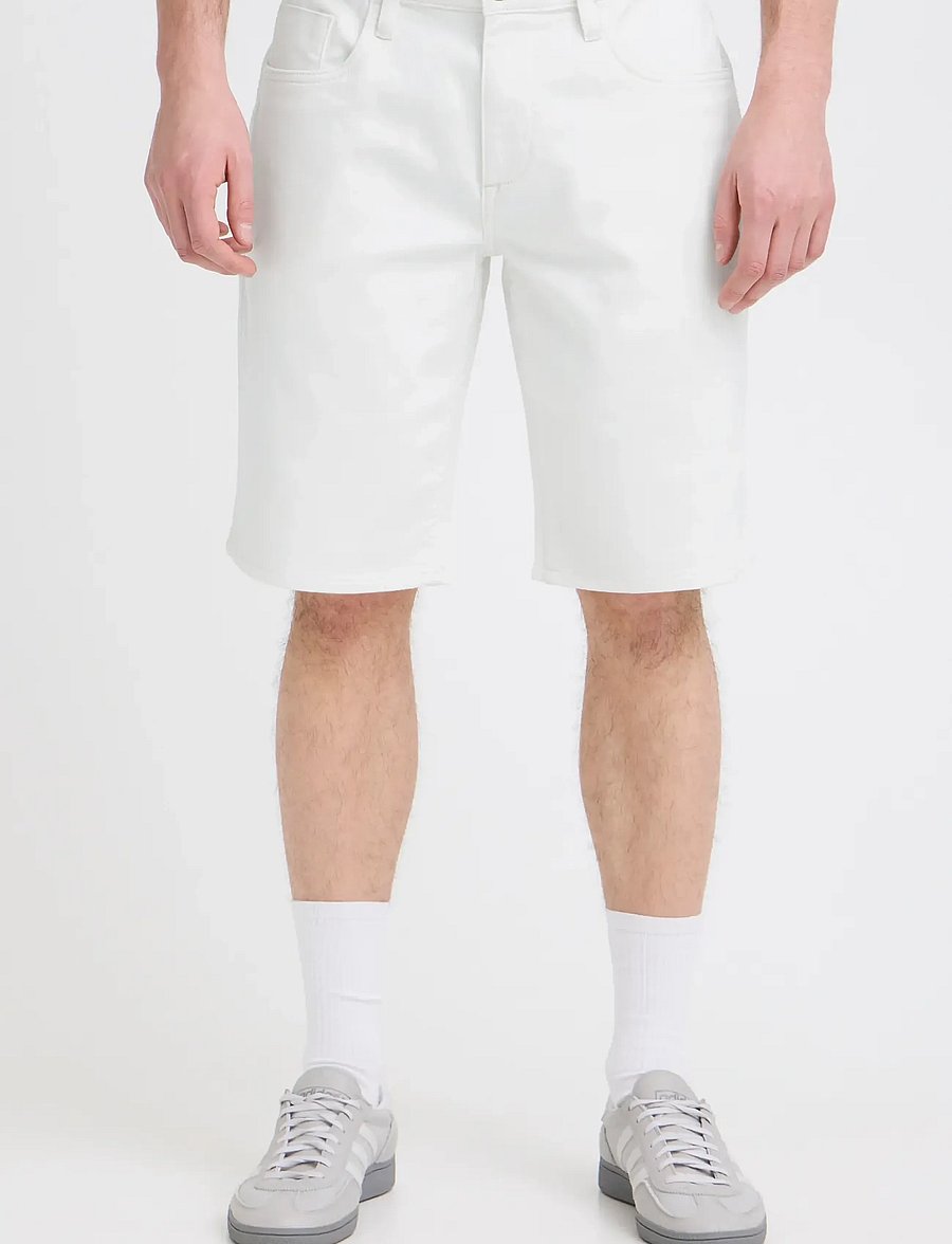 Blend - BHBLIZZARD_DENIMSHORTS_JOGG - lühikesed vabaajapüksid - snow white - 5