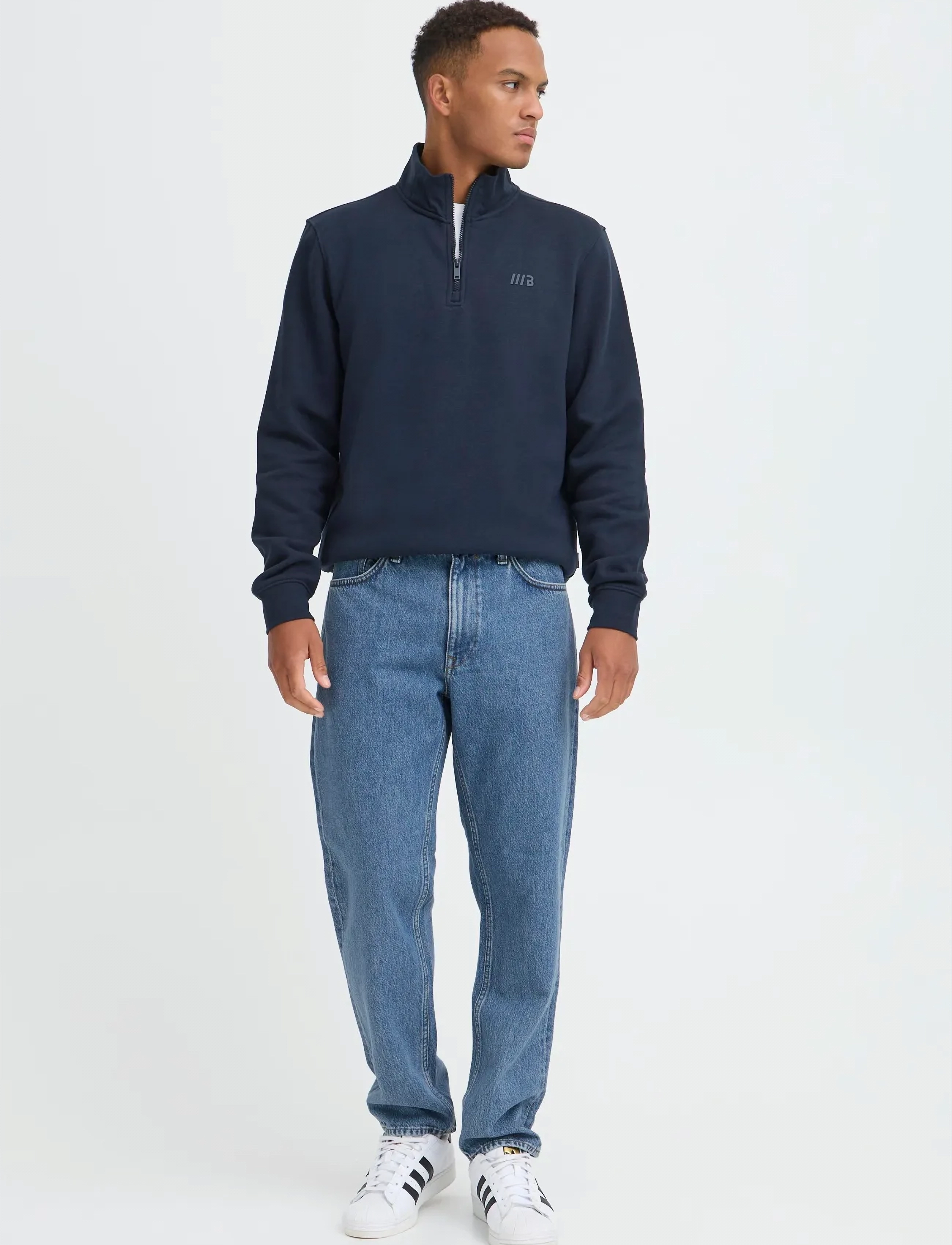 Blend - BHTHUNDER RLX 0288 NOOS - trousers & jeans - denim middle blue - 0