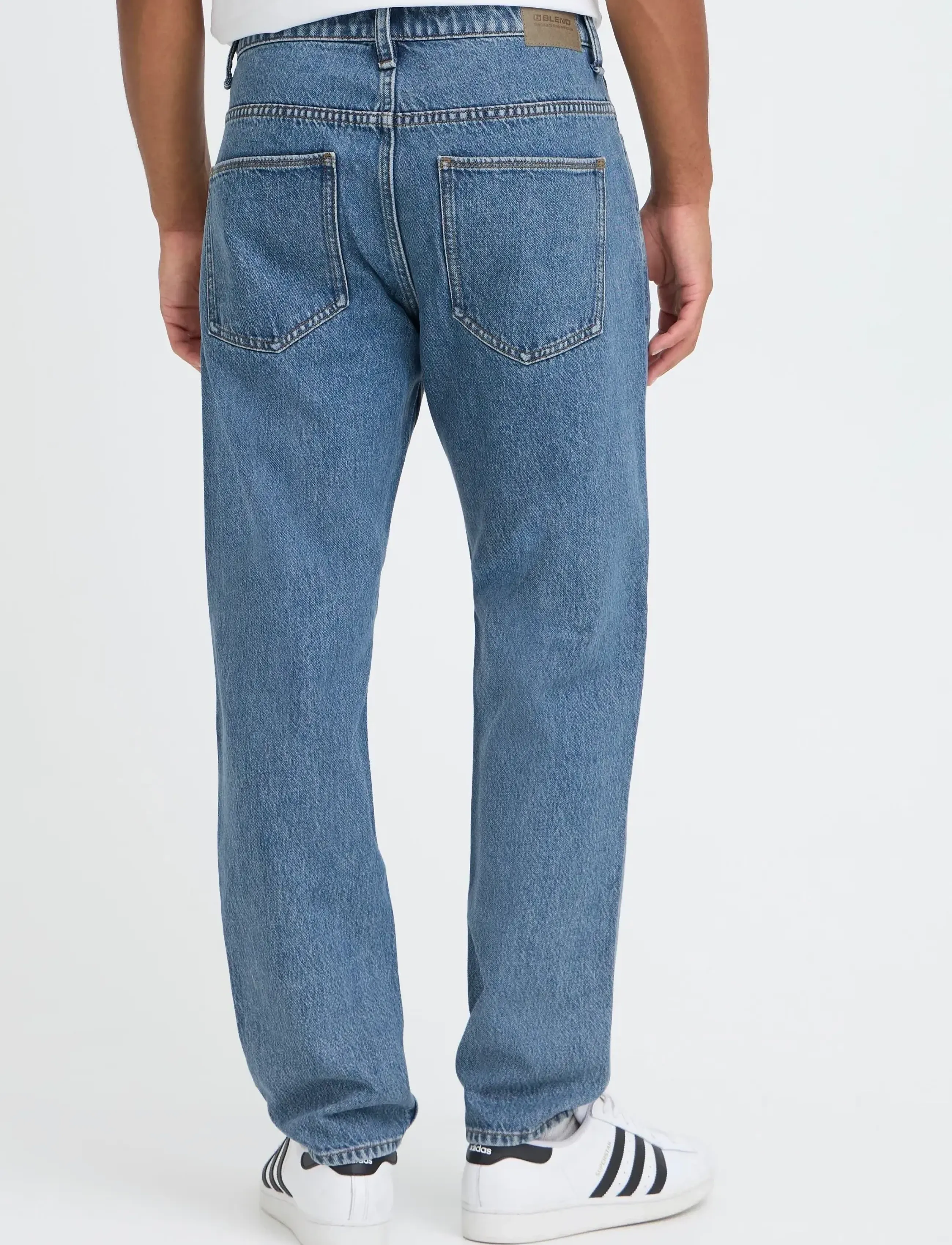 Blend - BHTHUNDER RLX 0288 NOOS - trousers & jeans - denim middle blue - 3