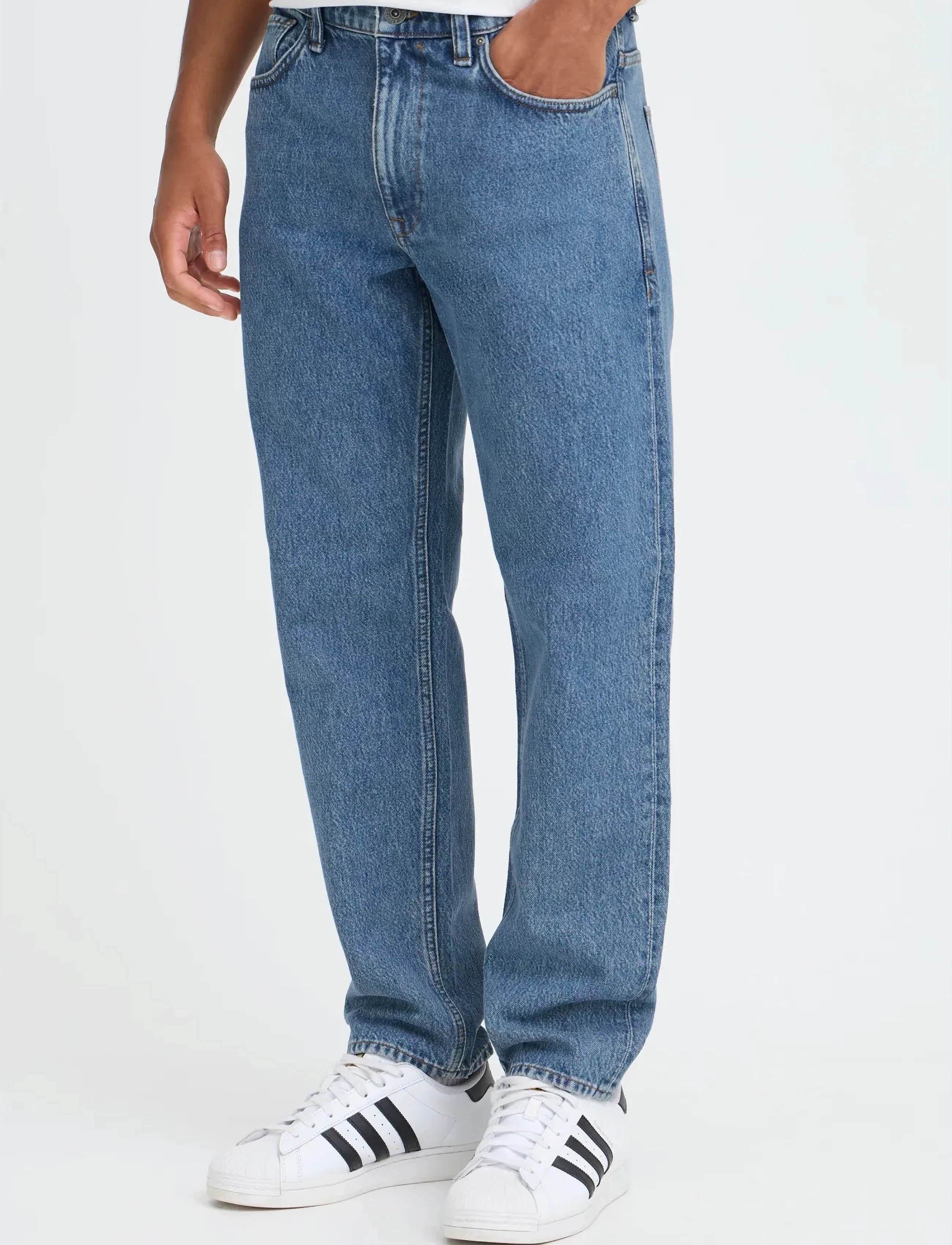 Blend - BHTHUNDER RLX 0288 NOOS - trousers & jeans - denim middle blue - 4