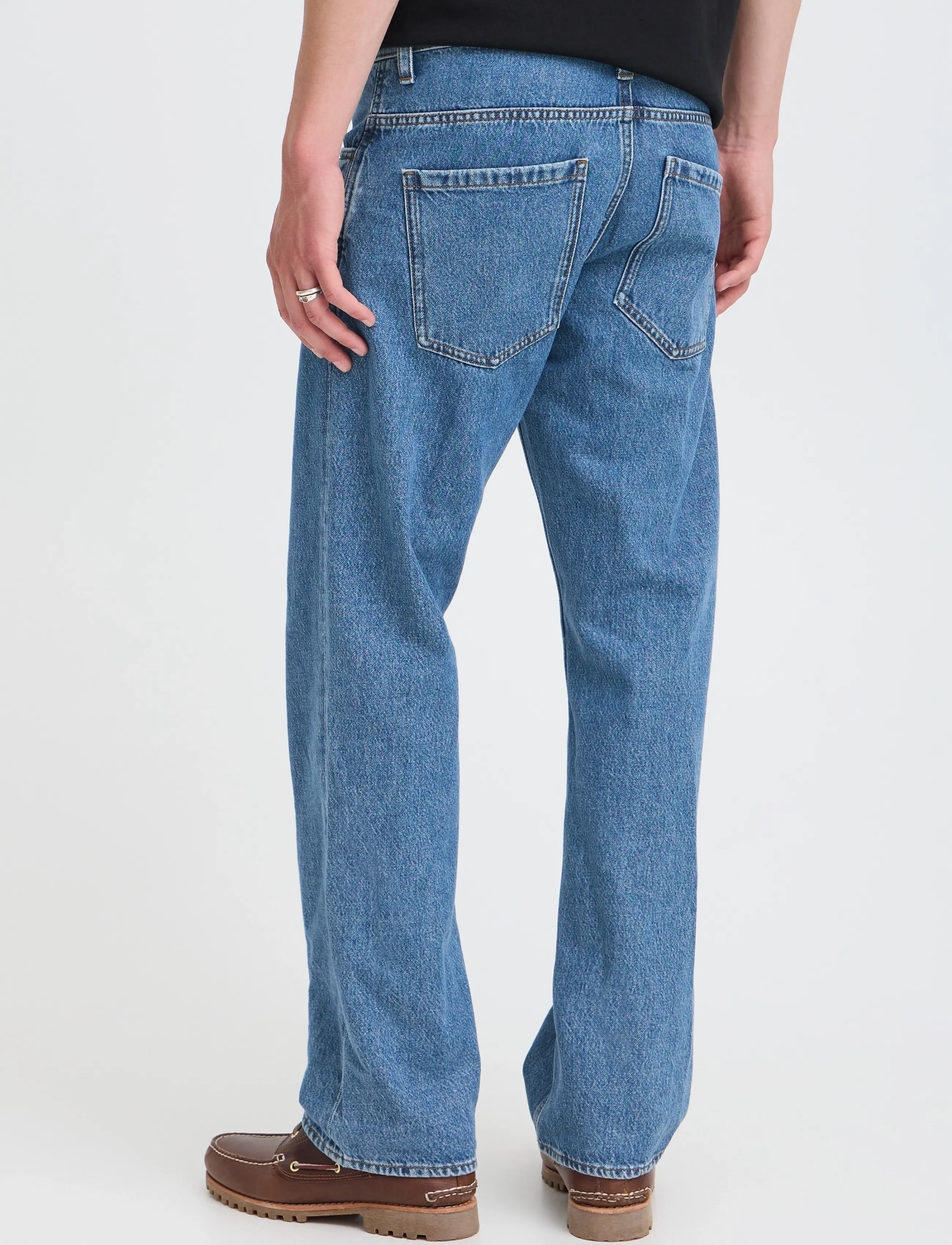 Blend - BHFLAKE NOOS - trousers & jeans - denim middle blue - 3