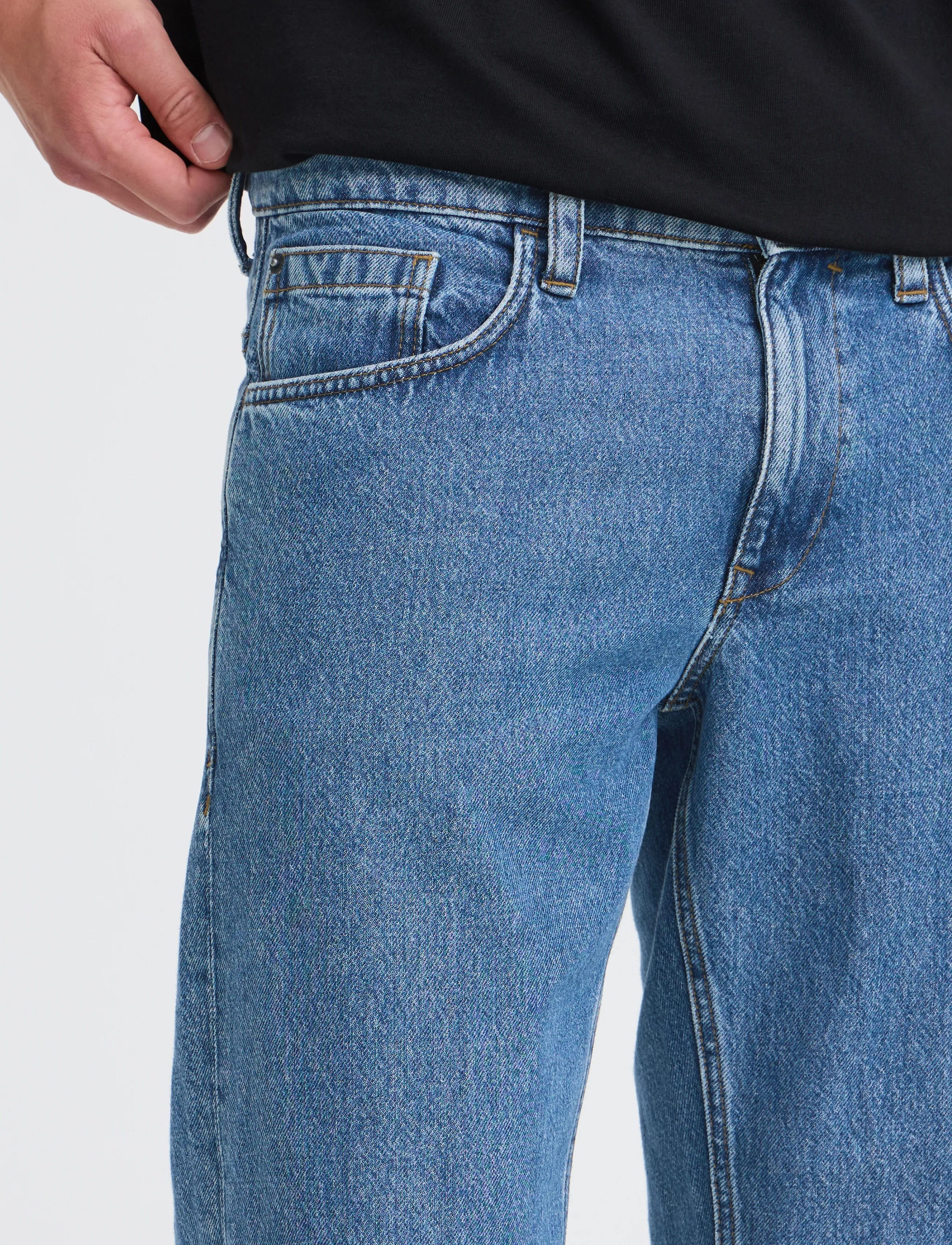 Blend - BHFLAKE NOOS - trousers & jeans - denim middle blue - 4