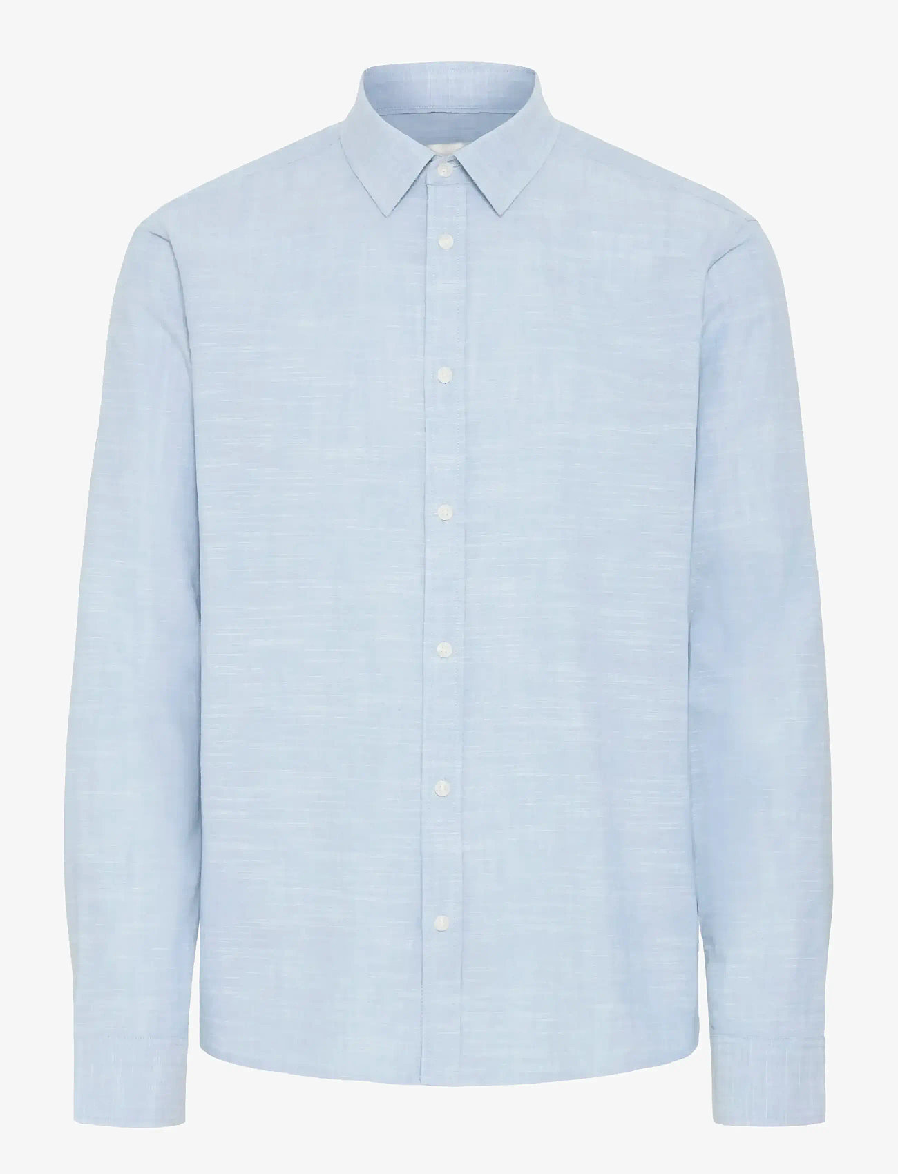 Blend - BHDARIS SLUB L/S - casual skjorter - faded denim - 1