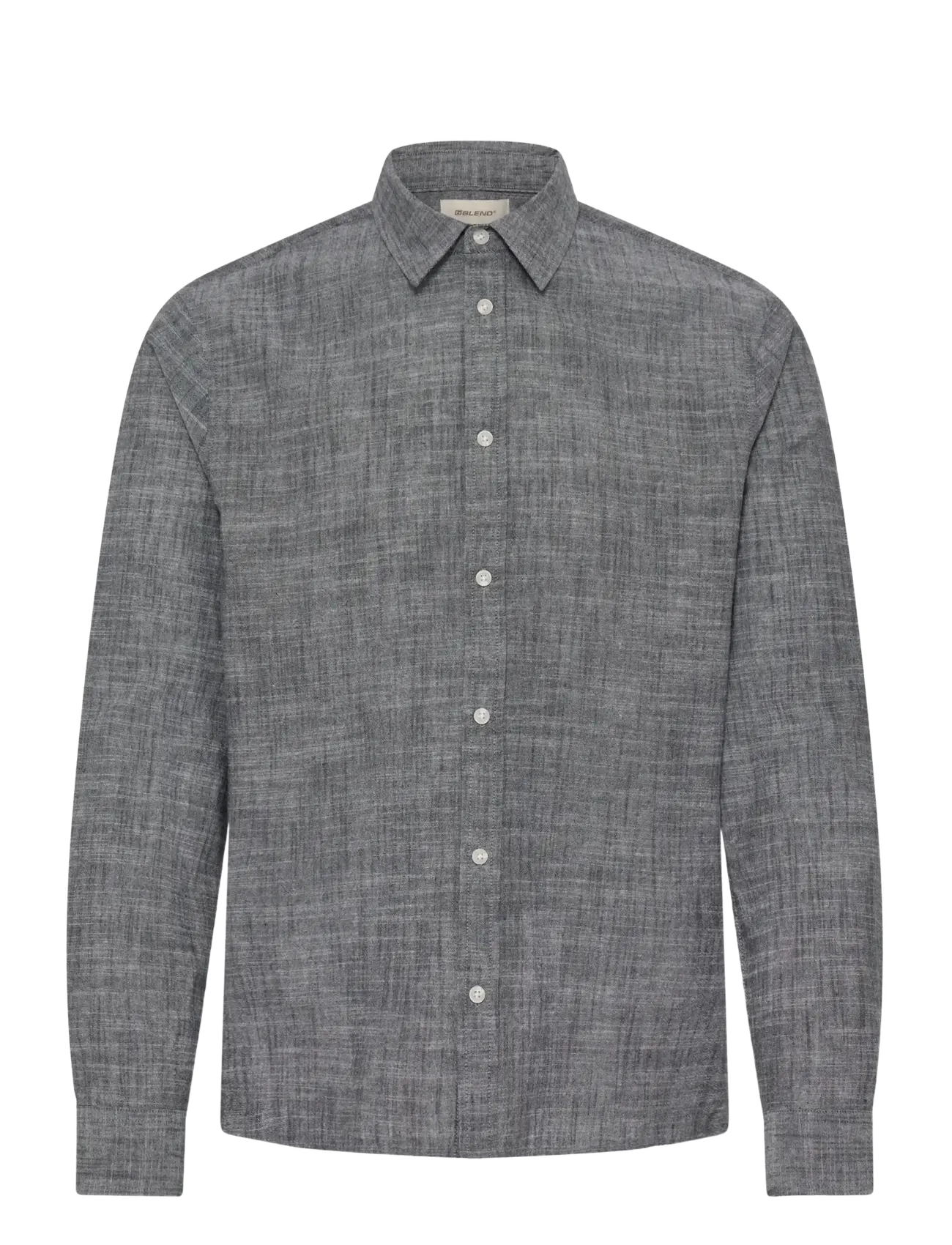 Blend BHDARIS SLUB L/S - Särgid - SALUTE / grey