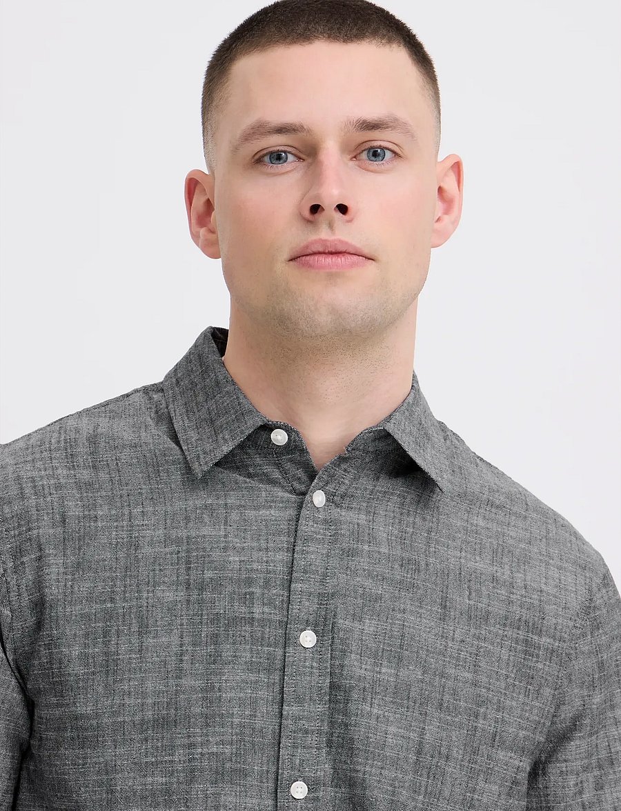 Blend - BHDARIS SLUB L/S - vabaajasärgid - salute - 4