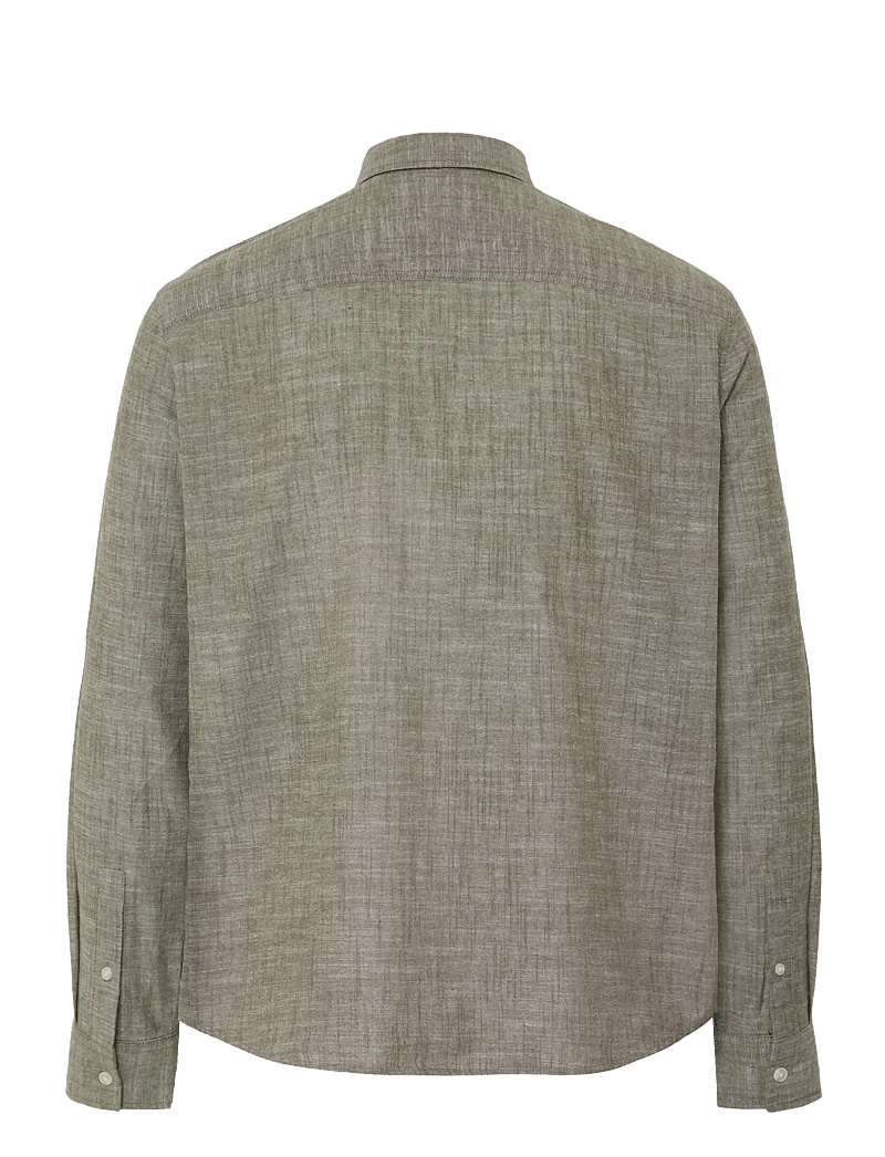Blend - BHDARIS SLUB L/S - vabaajasärgid - winter moss - 2