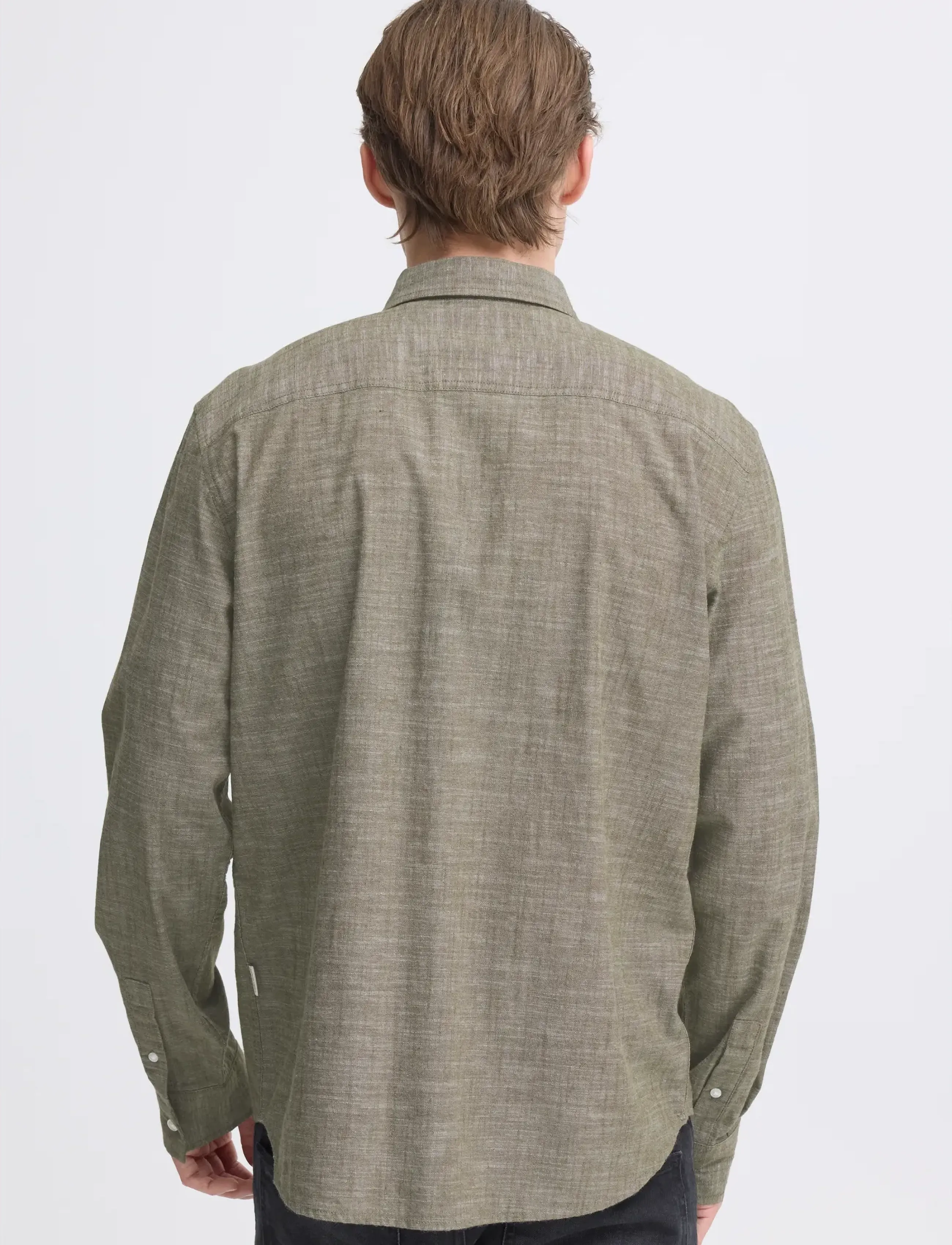 Blend - BHDARIS SLUB L/S - die niedrigsten preise - winter moss - 3