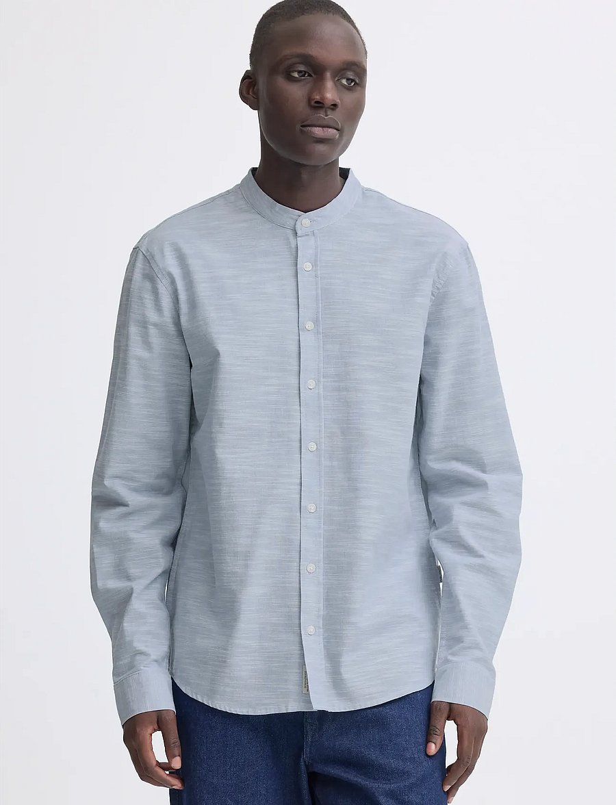 Blend - BHDARIS SLUB CN COLL. - freizeithemden - faded denim - 5