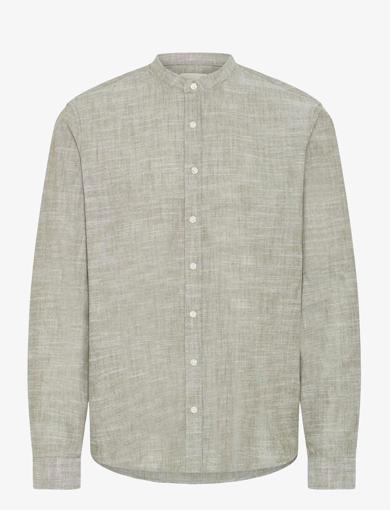 Blend - BHDARIS SLUB CN COLL. - casual shirts - winter moss - 1