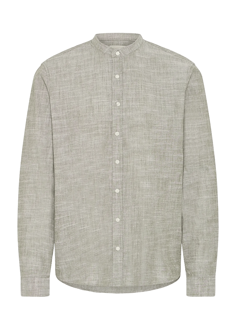 Blend - BHDARIS SLUB CN COLL. - casual shirts - winter moss - 1