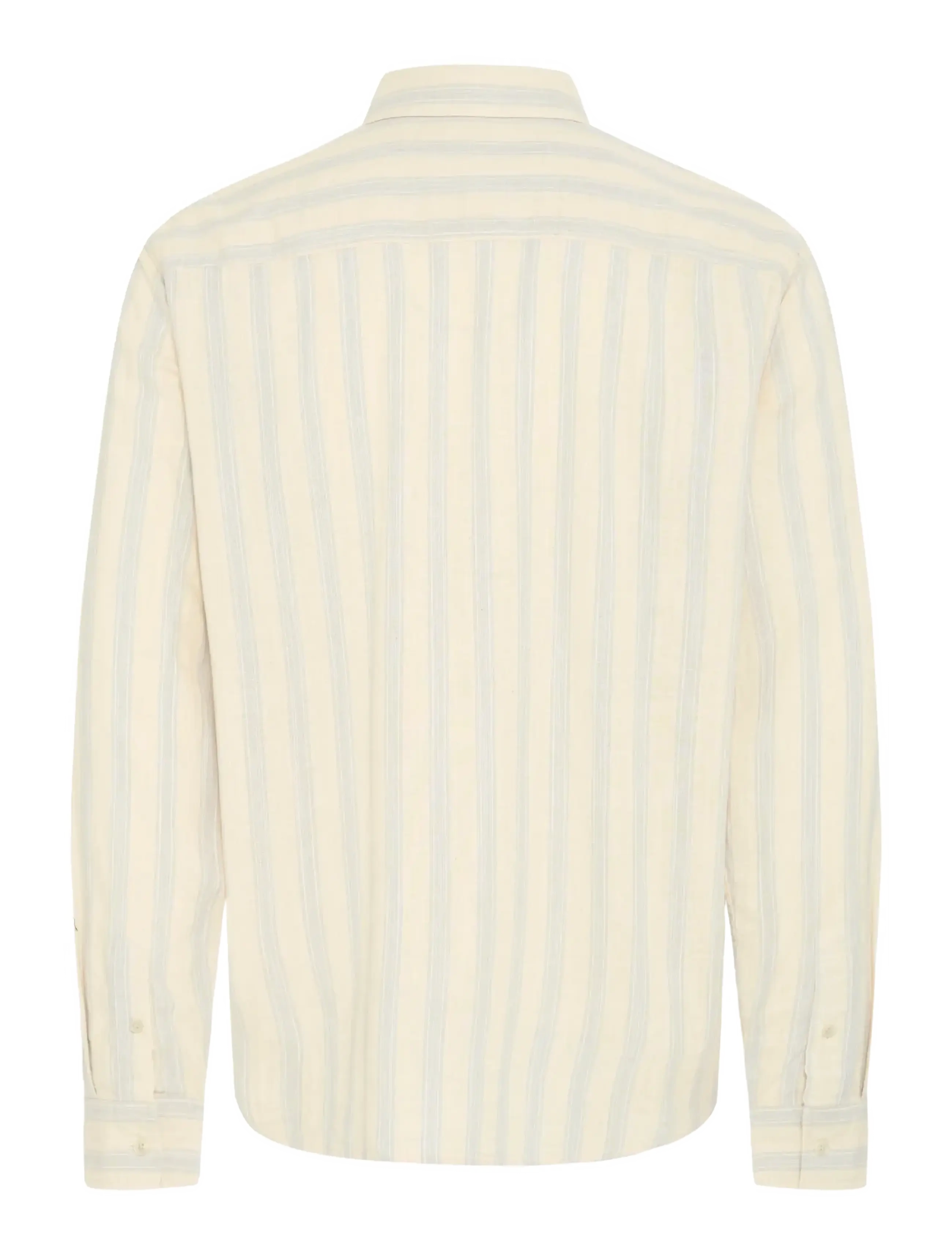 Blend - BHDARIS SLUB STRIPE - triibulised särgid - faded denim - 2