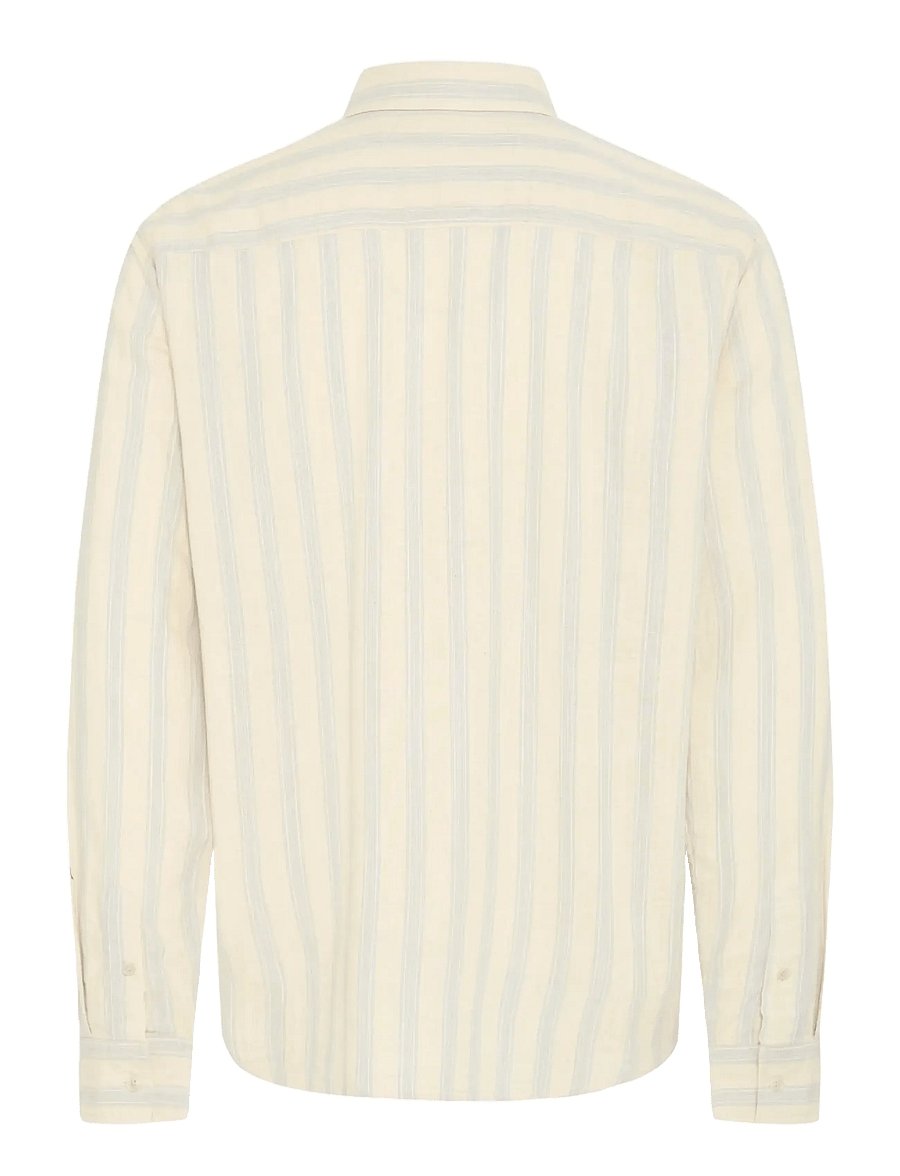 Blend - BHDARIS SLUB STRIPE - triibulised särgid - faded denim - 2