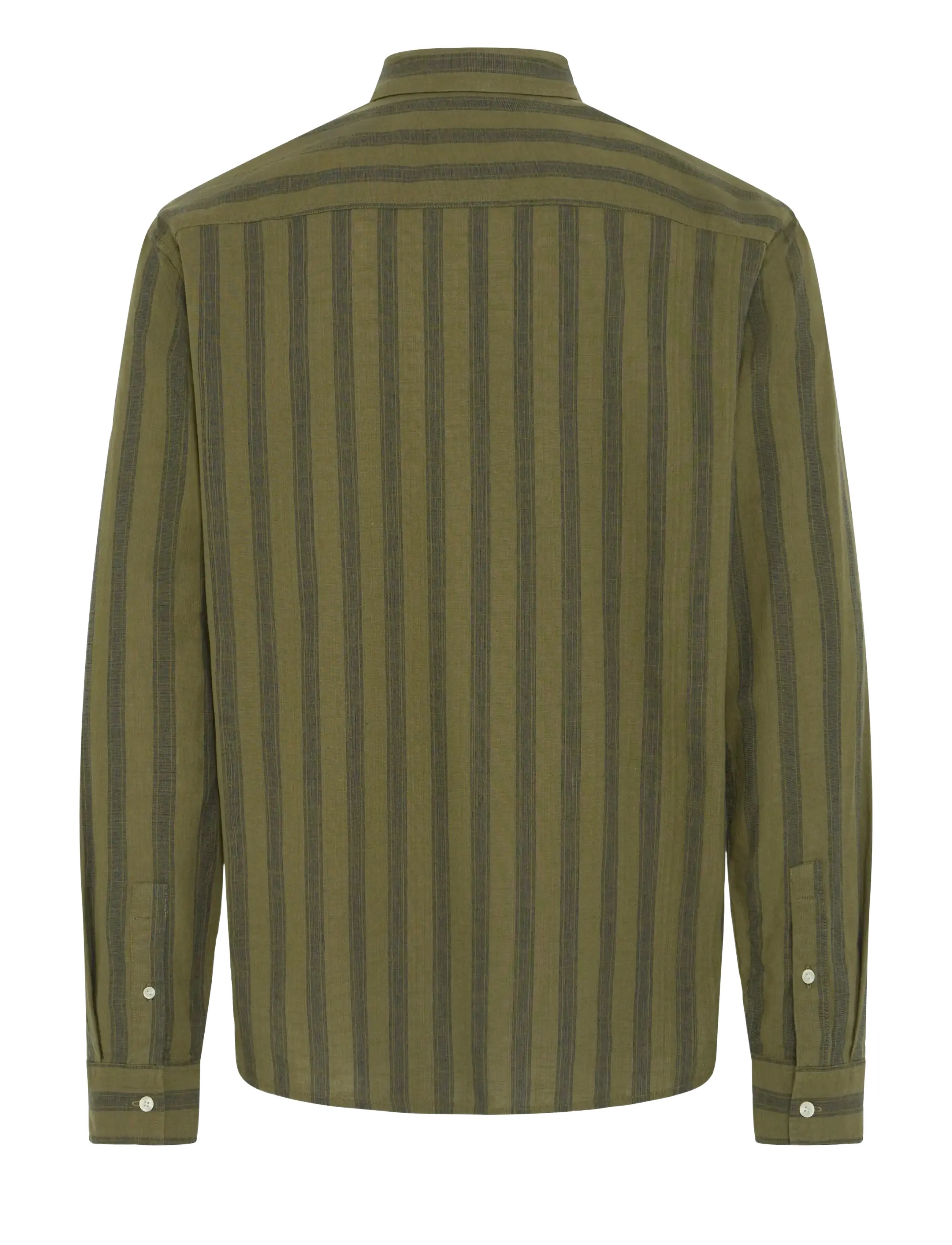 Blend - BHDARIS SLUB STRIPE - gestreifte hemden - winter moss - 2