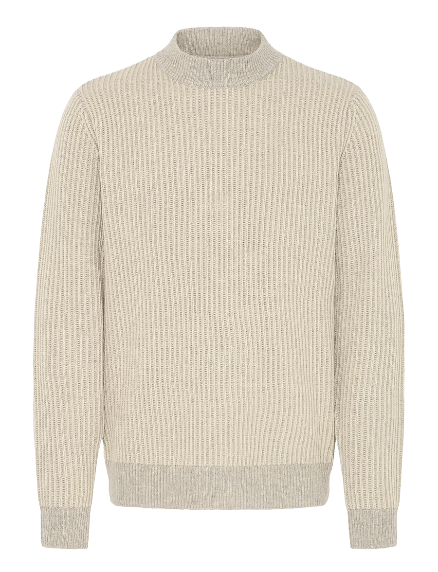 Blend - BHBASSEL CREW KNIT - rundhals - crockery - 1
