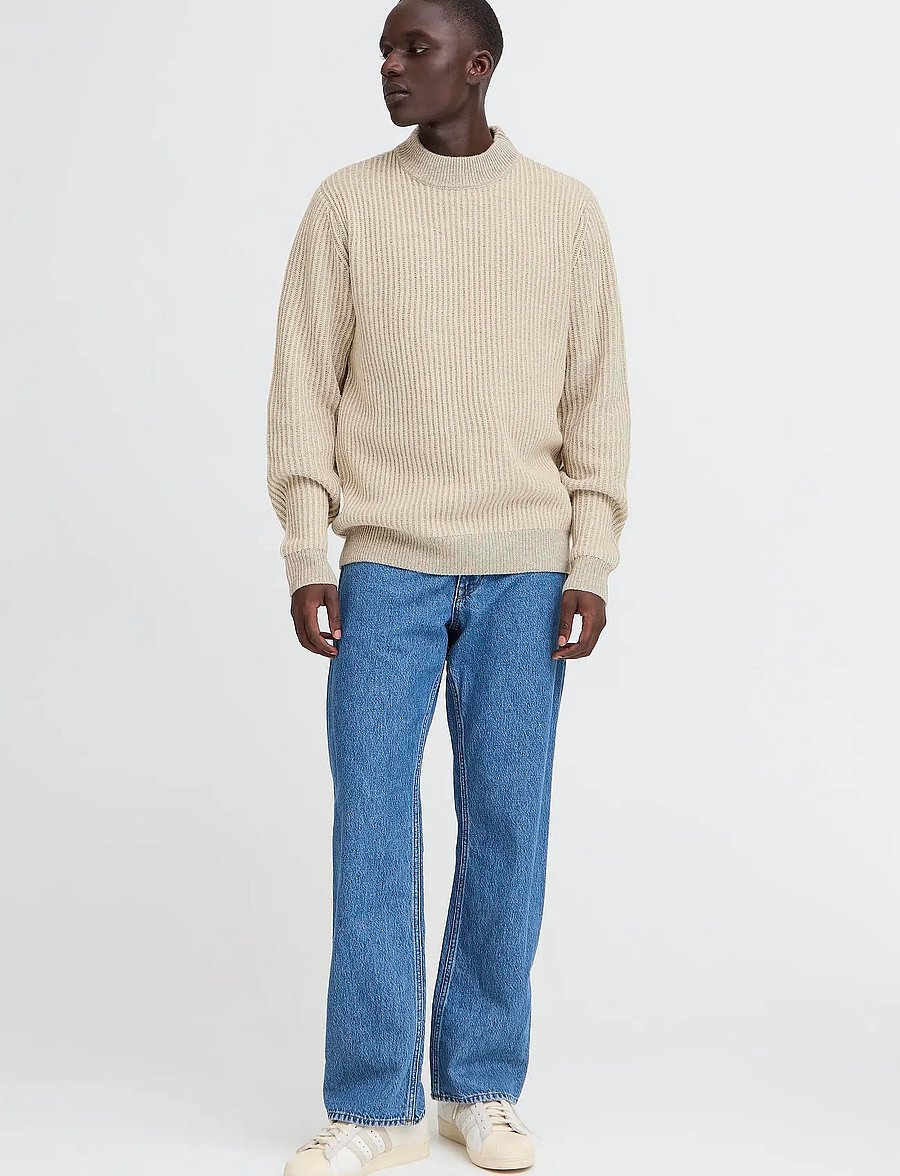 Blend - BHBASSEL CREW KNIT - rundhals - crockery - 0