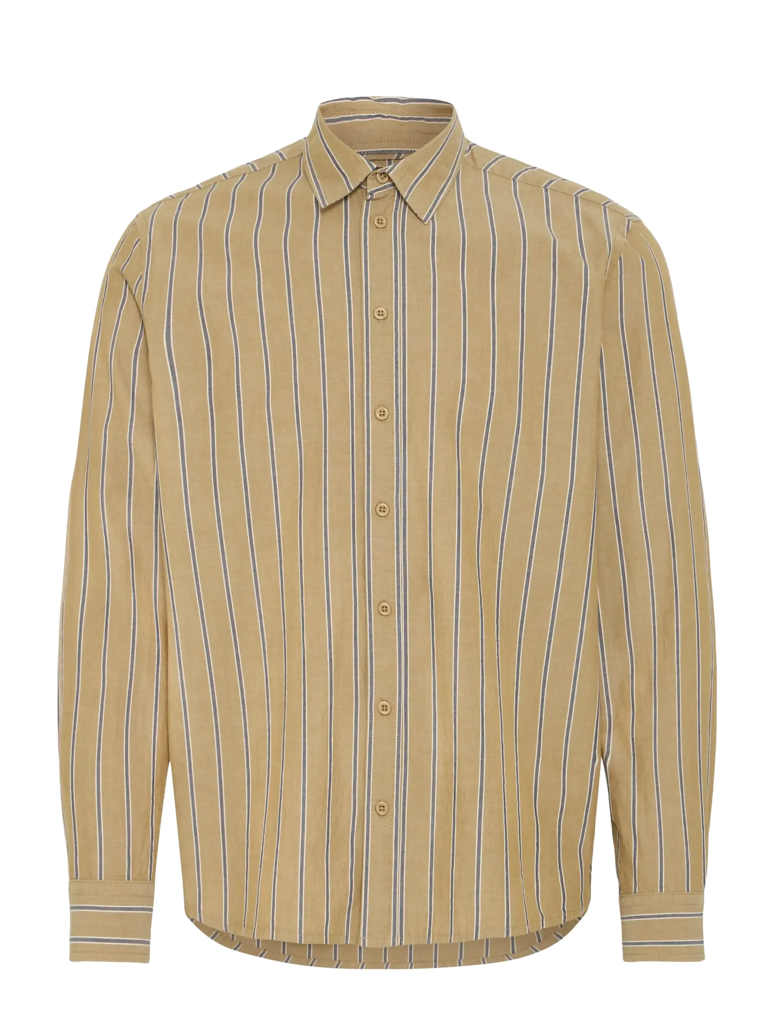 Blend BHDAVENSHIRT STRIPE - Hemden - BUTTERNUT / beige