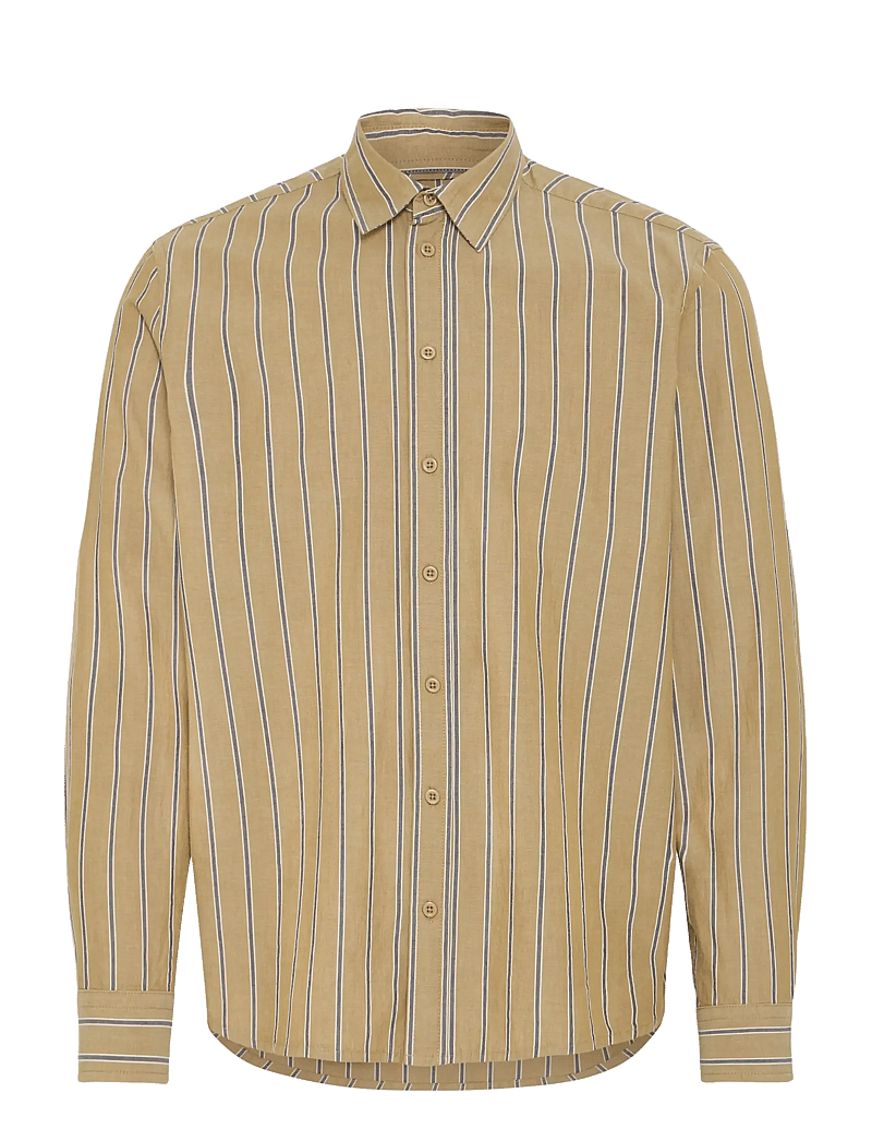 Blend - BHDAVENSHIRT STRIPE - stribede skjorter - butternut - 0