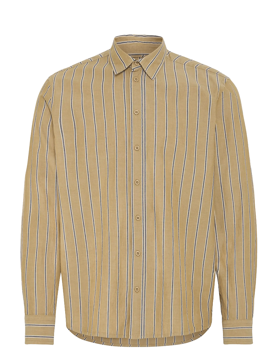 Blend - BHDAVENSHIRT STRIPE - gestreifte hemden - butternut - 0