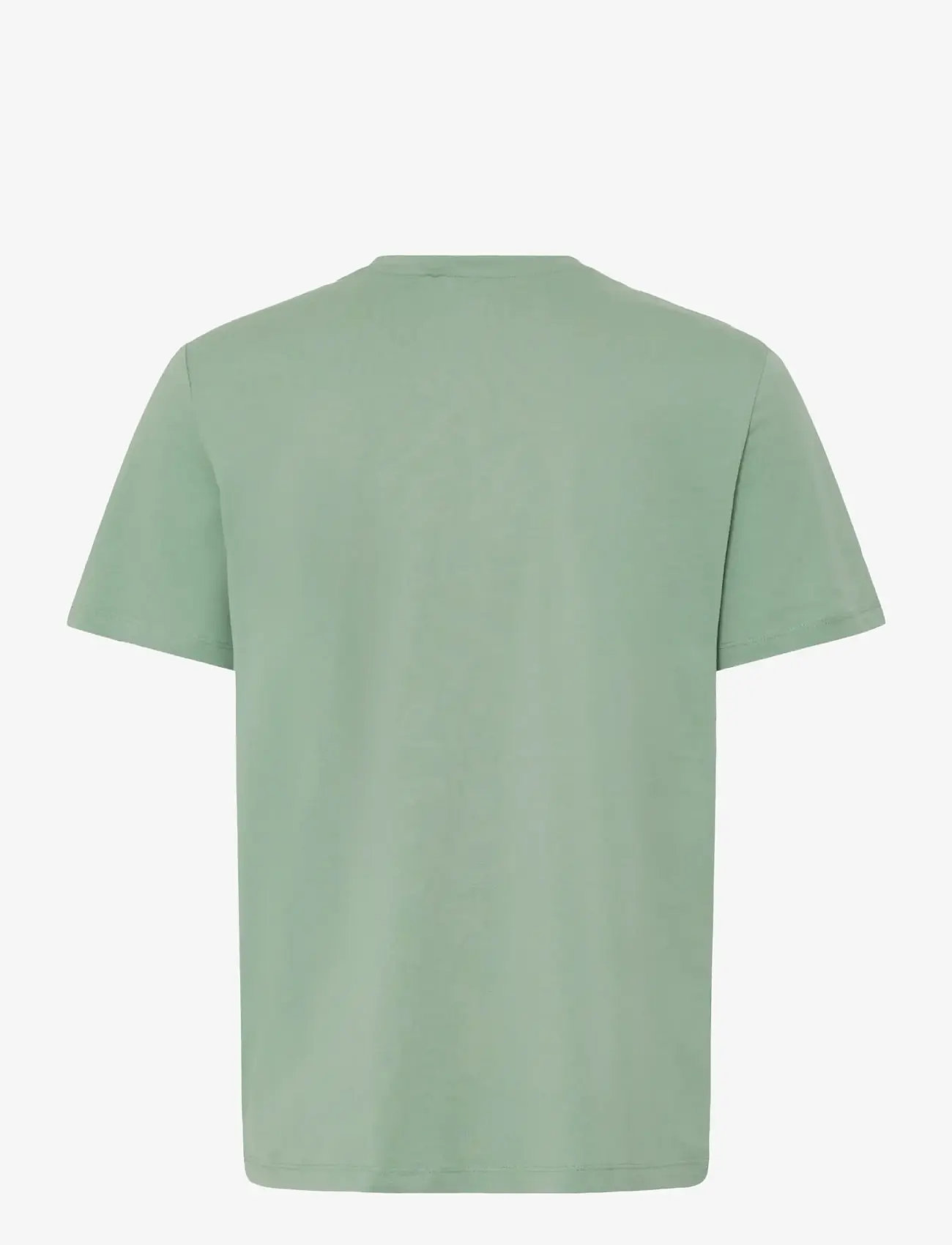 Blend - BHKORNELI LOGO S/S TEE - kortärmade t-shirts - granite green - 2