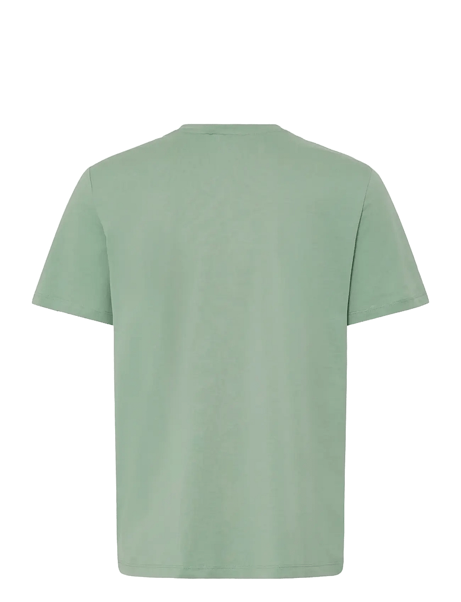 Blend - BHKORNELI LOGO S/S TEE - kortærmede t-shirts - granite green - 2