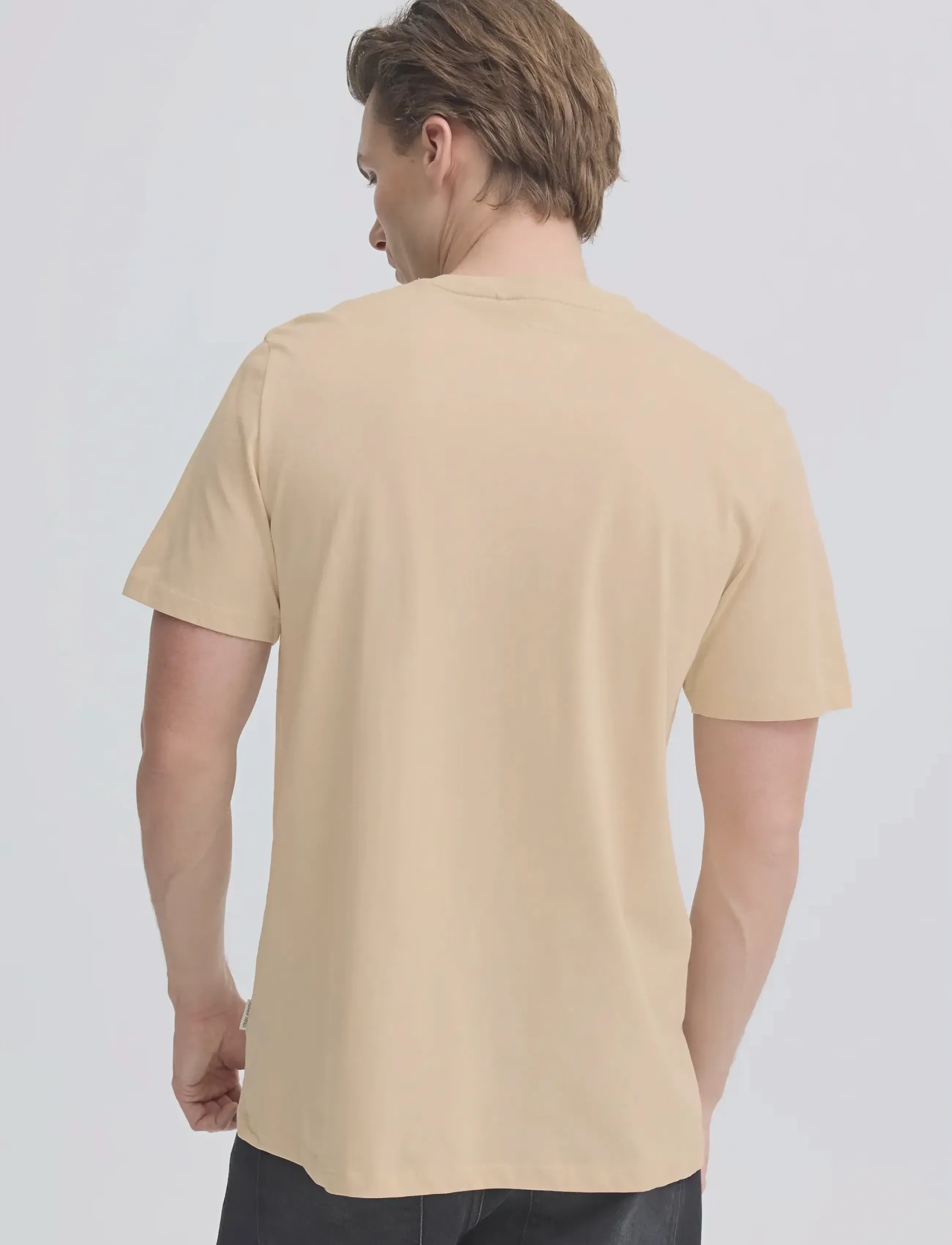 Blend - BHKORNELI LOGO S/S TEE - kurzärmelig - oyster gray - 3