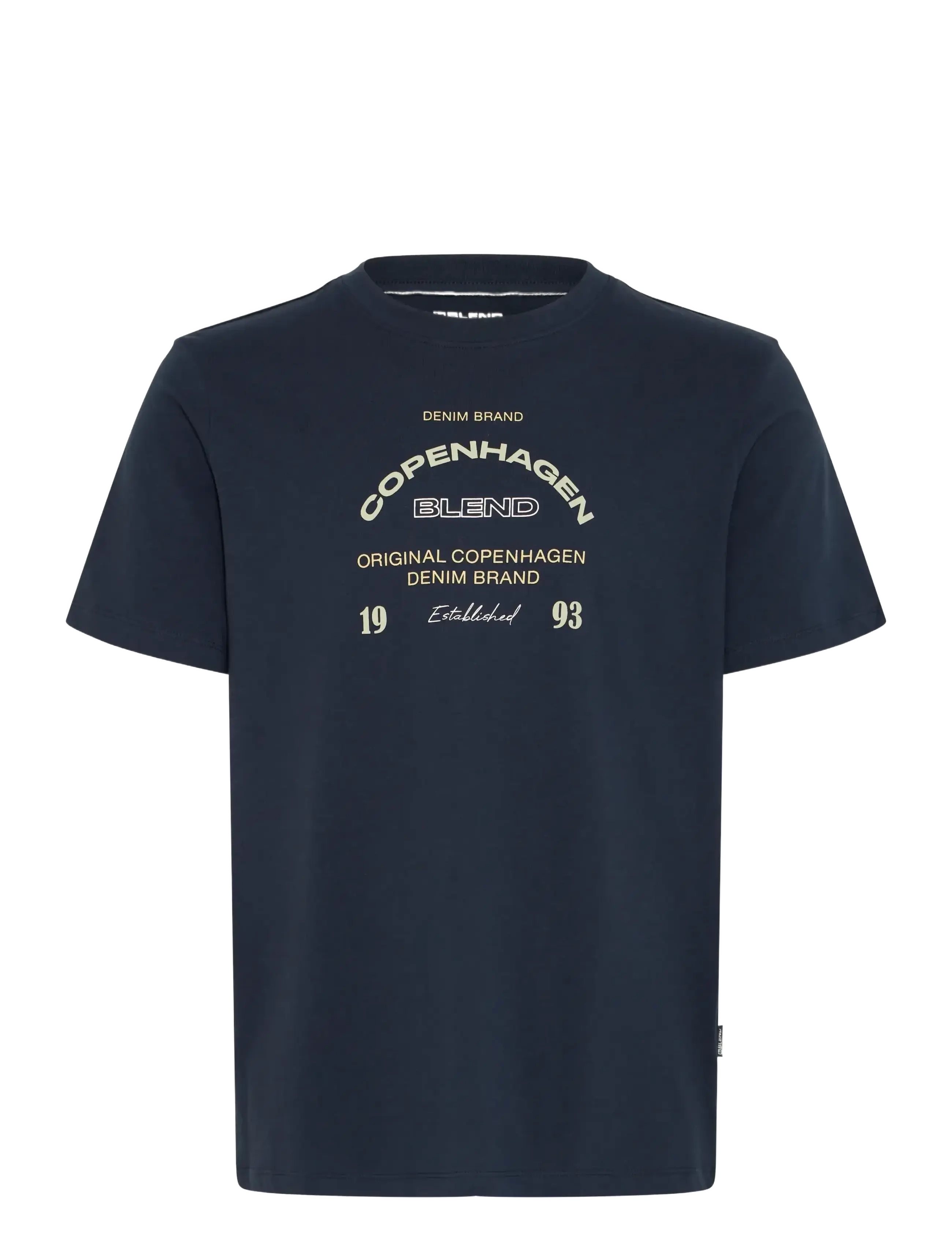 Blend BHKORNELI LOGO S/S TEE - T-shirts - SALUTE / navy
