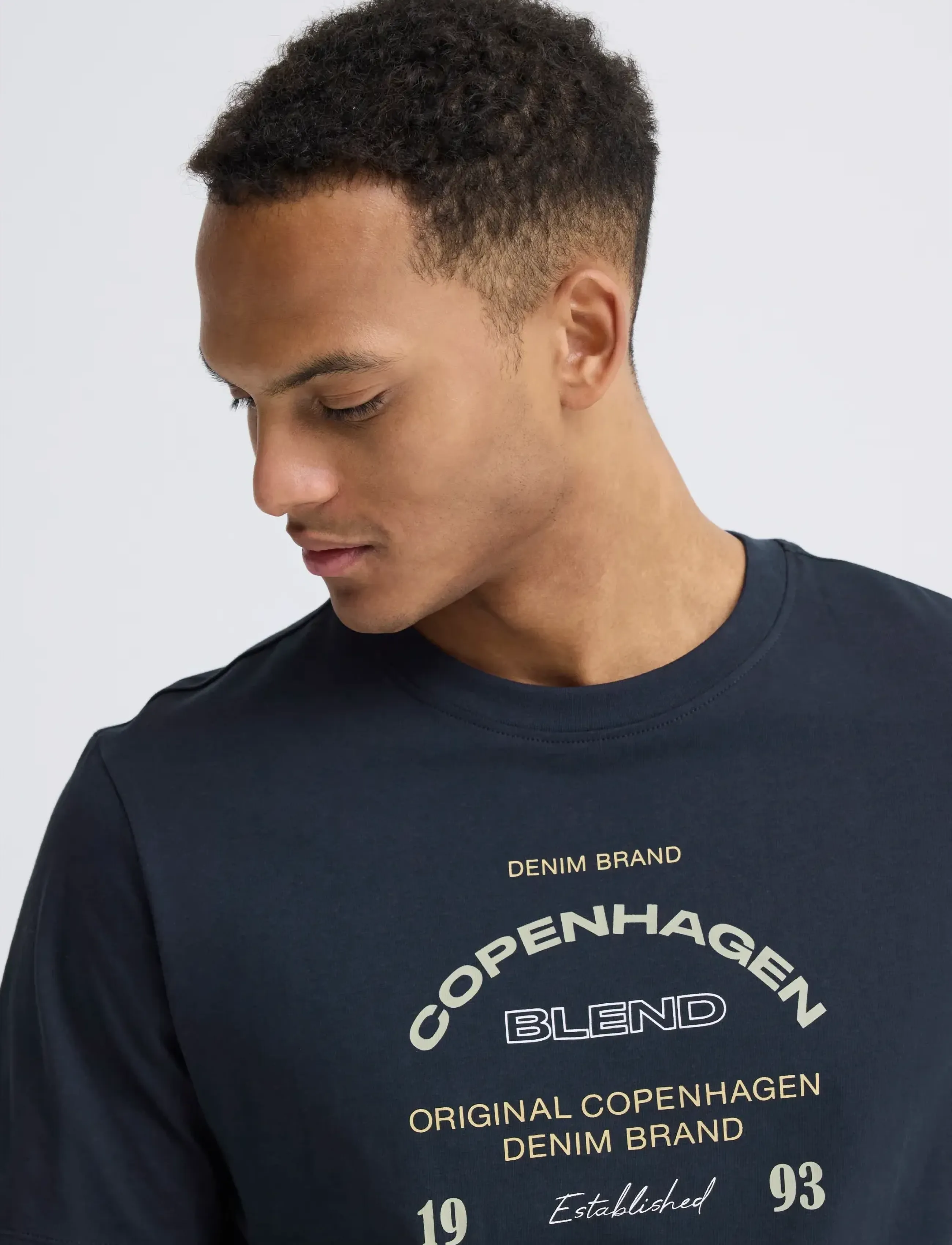 Blend - BHKORNELI LOGO S/S TEE - die niedrigsten preise - salute - 4