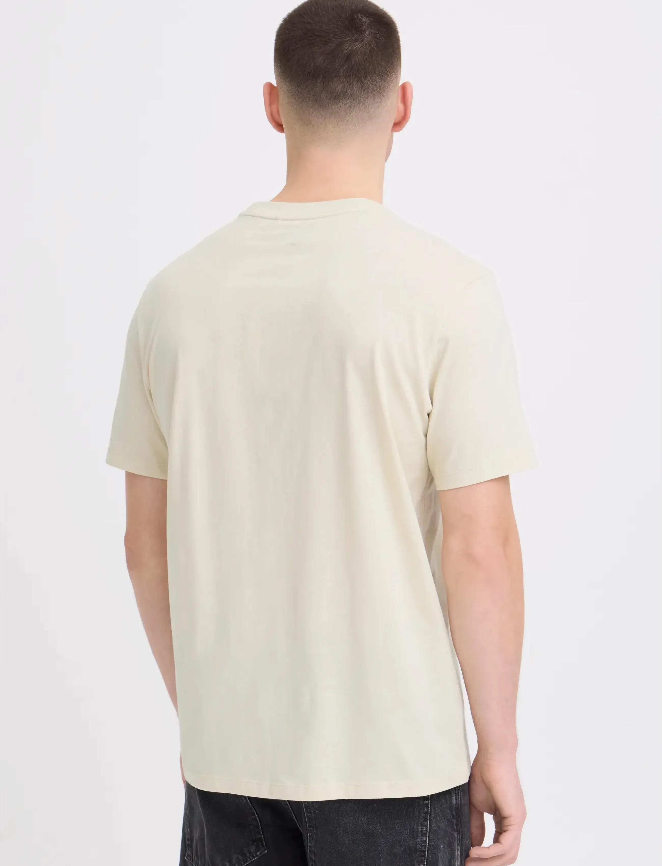 Blend - BHKASH FUNNY EMB S/S TEE - die niedrigsten preise - oyster gray - 3