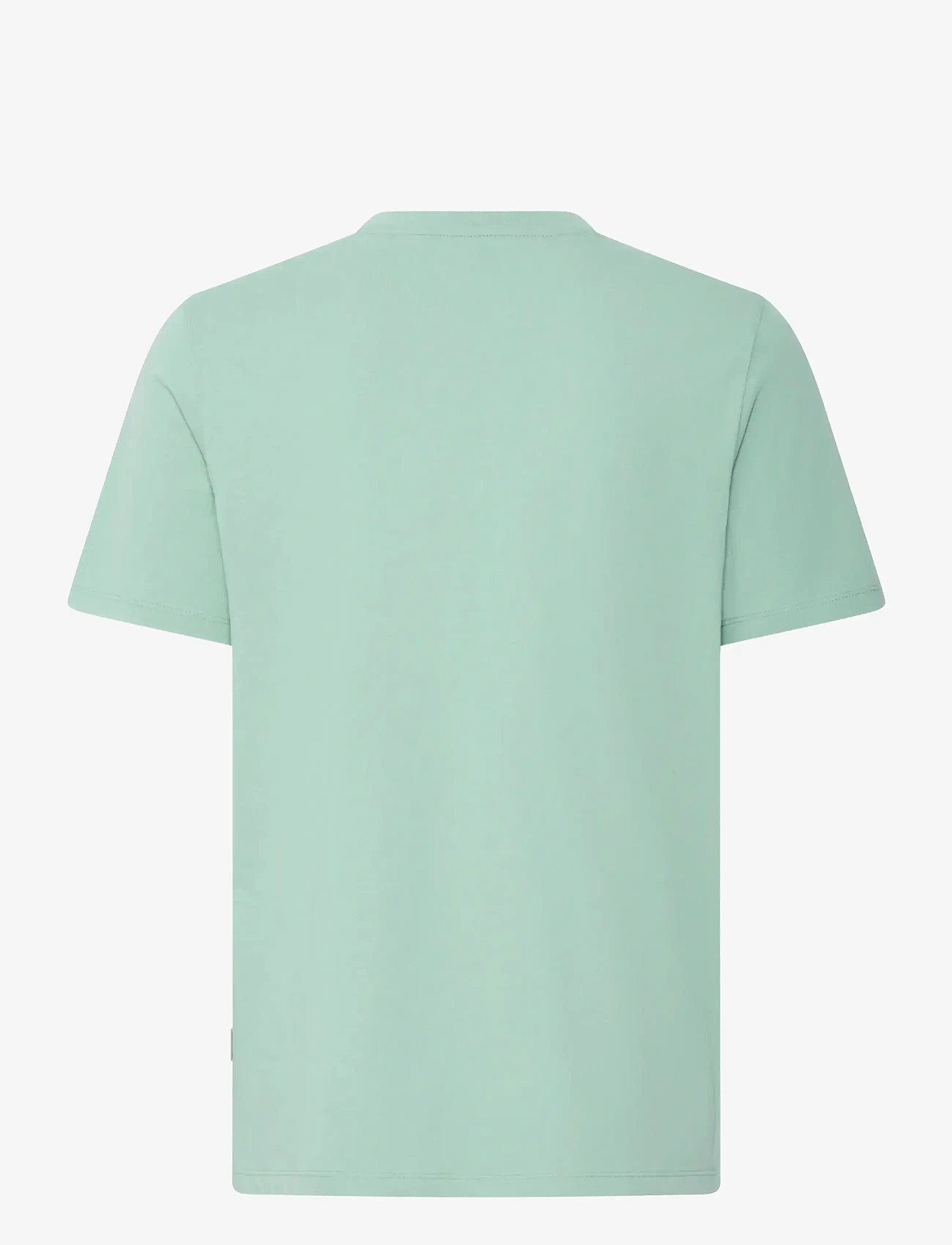 Blend - BHKAMERON FUNNY EMB S/S TEE - kortärmade t-shirts - granite green - 2