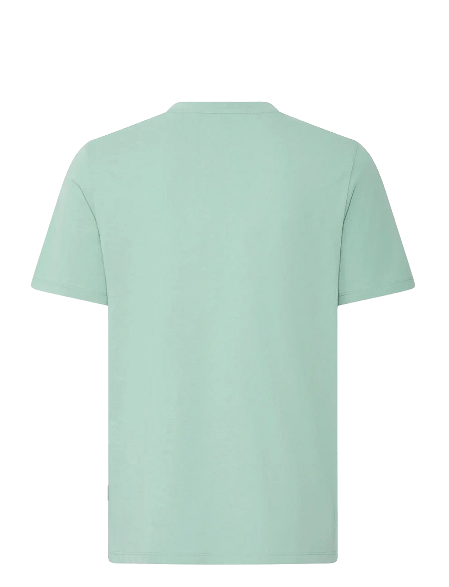 Blend - BHKAMERON FUNNY EMB S/S TEE - kortærmede t-shirts - granite green - 2