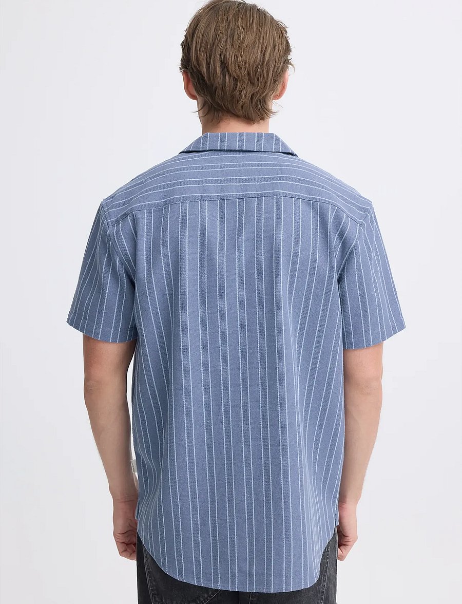 Blend - BHDANNY SHIRT - randiga skjortor - faded denim - 3