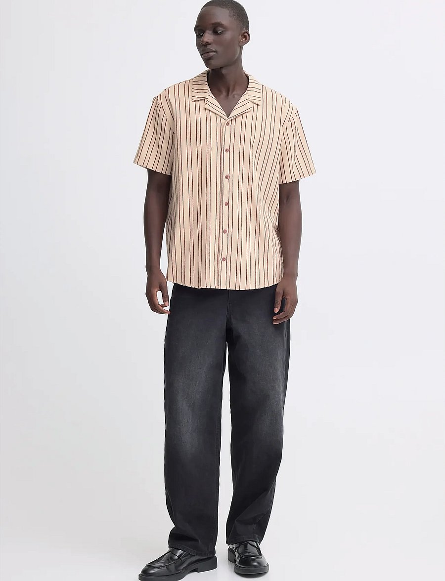 Blend - BHDANNY SHIRT - randiga skjortor - wild ginger - 0
