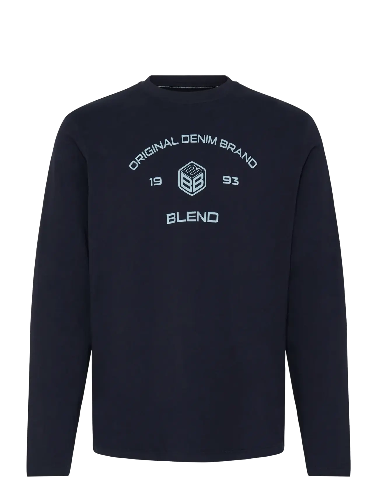 Blend BHKARSON LOGO L/S TEE - Nyheter - SALUTE / navy