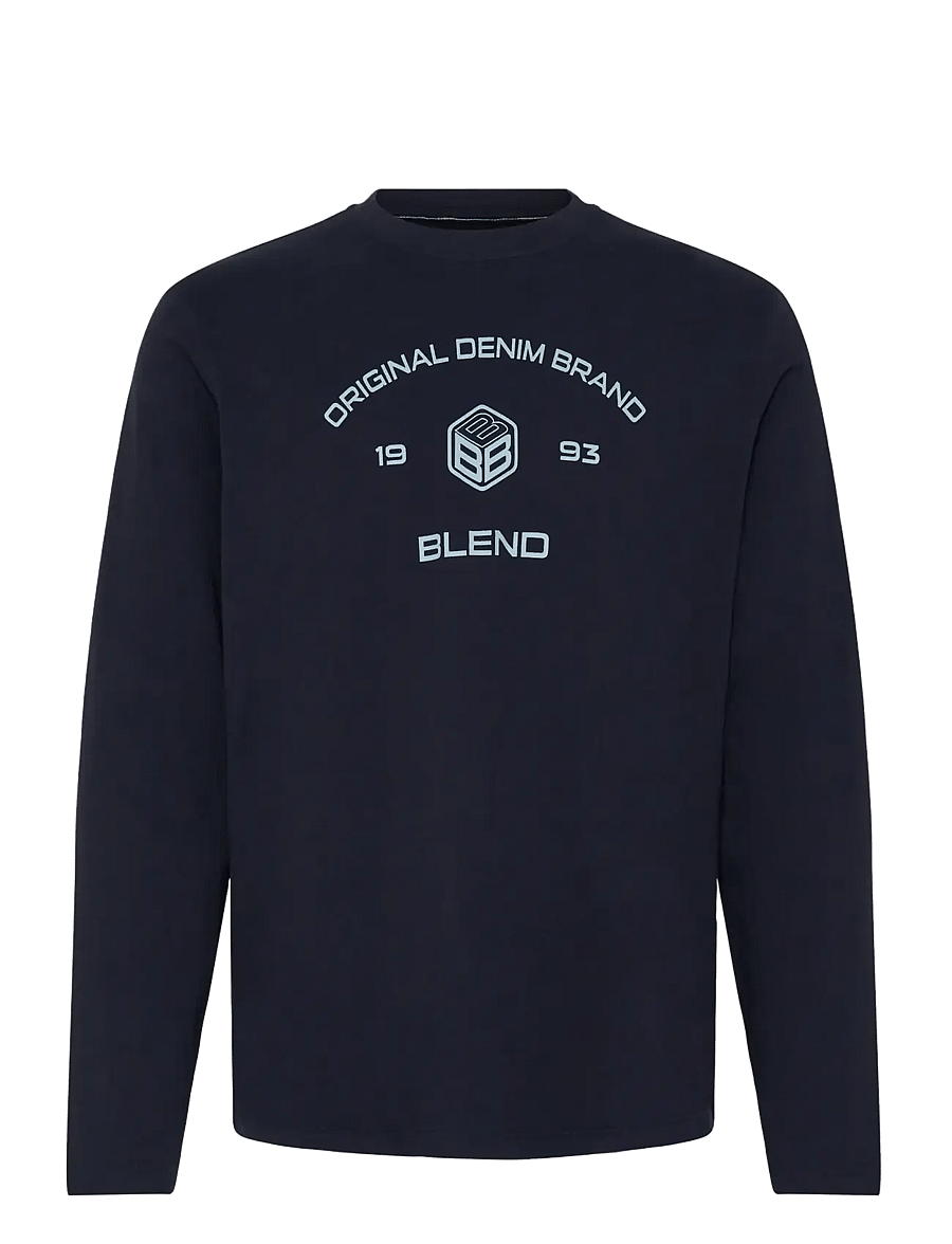 Blend - BHKARSON LOGO L/S TEE - pikkade varrukatega t-särgid - salute - 1