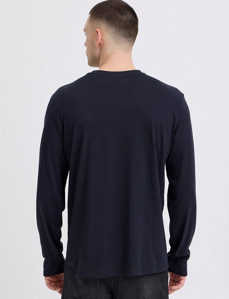 Blend - BHKARSON LOGO L/S TEE - pikkade varrukatega t-särgid - salute - 3