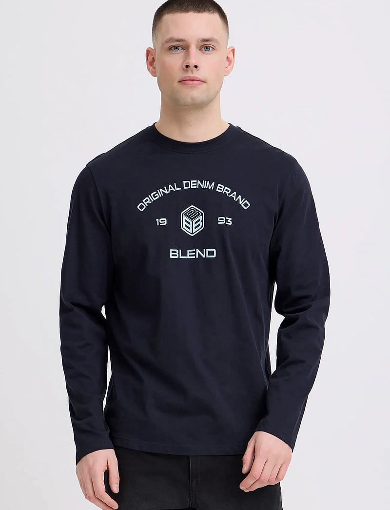 Blend - BHKARSON LOGO L/S TEE - langärmelig - salute - 5