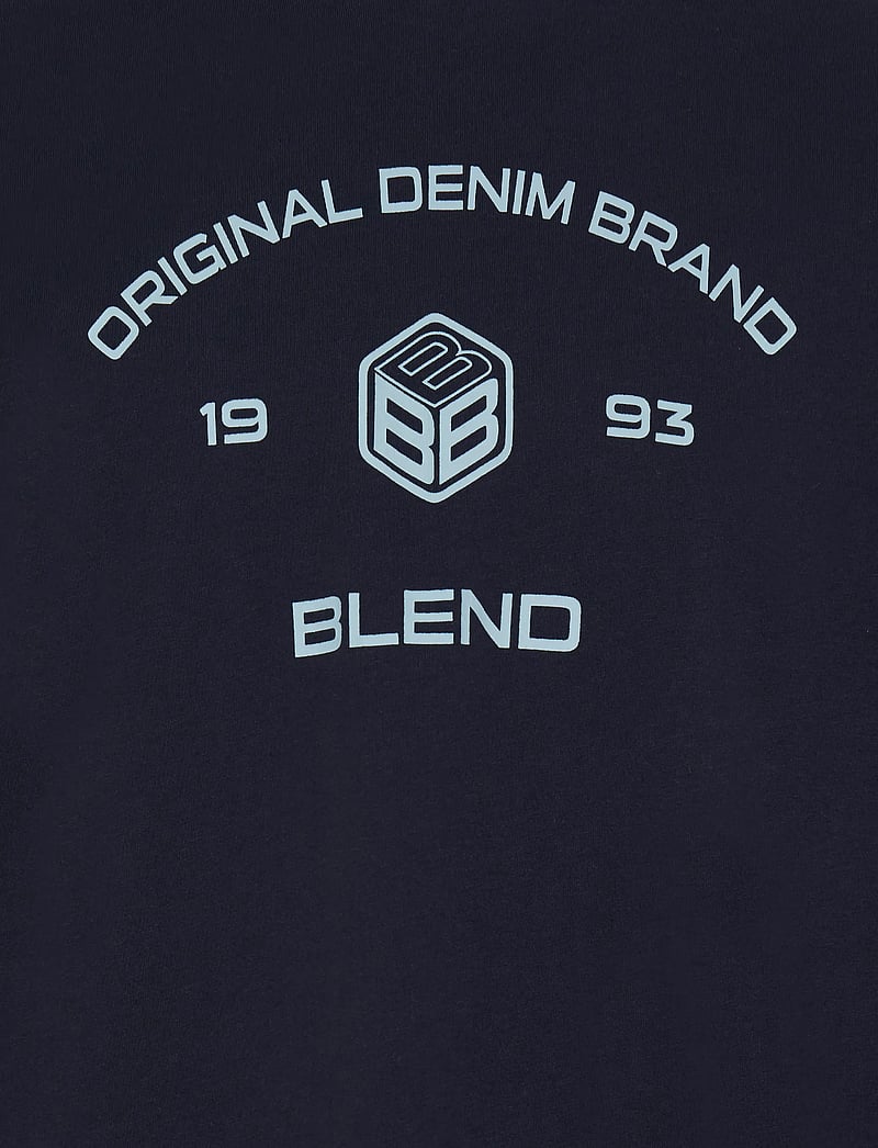 Blend - BHKARSON LOGO L/S TEE - långärmade t-shirts - salute - 2