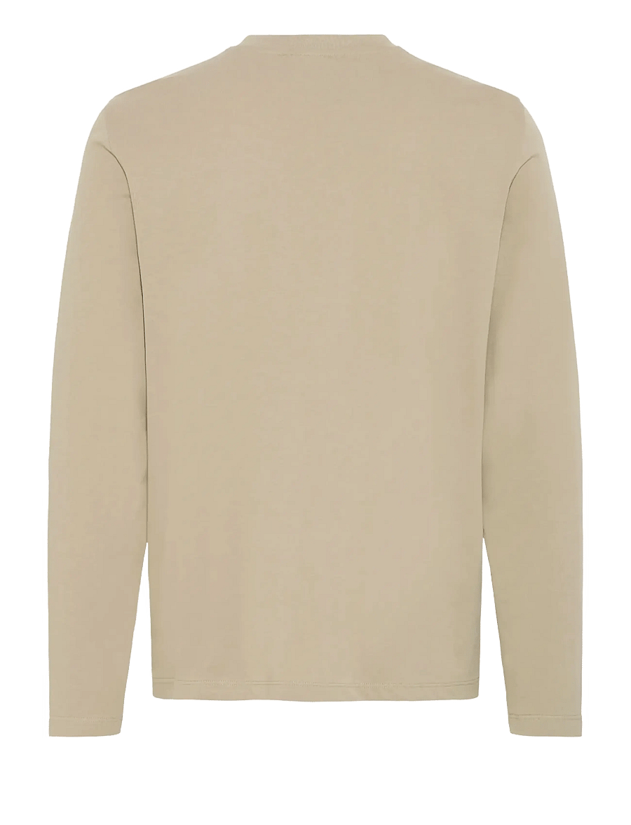 Blend - BHKARSON LOGO L/S TEE - langærmede t-shirts - winter twig - 2