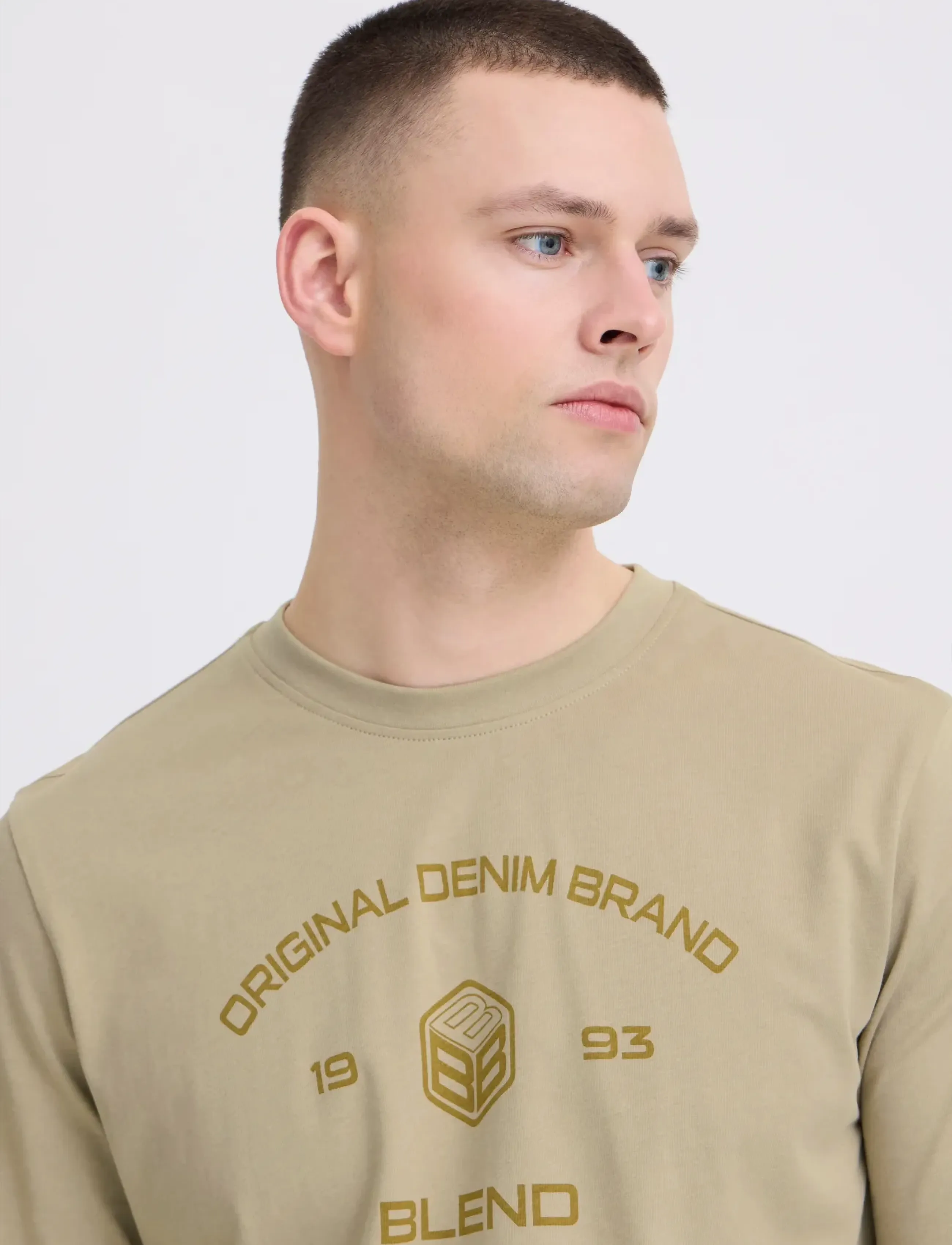 Blend - BHKARSON LOGO L/S TEE - lägsta priserna - winter twig - 4